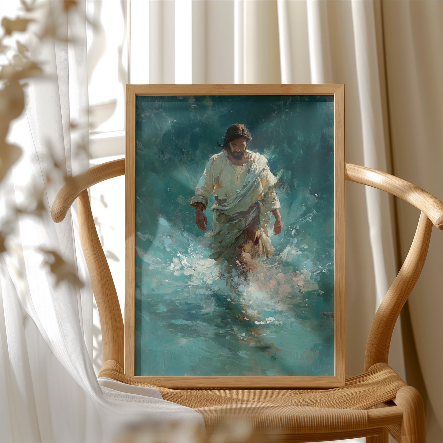 Tranquil Steps Through Turquoise Waters