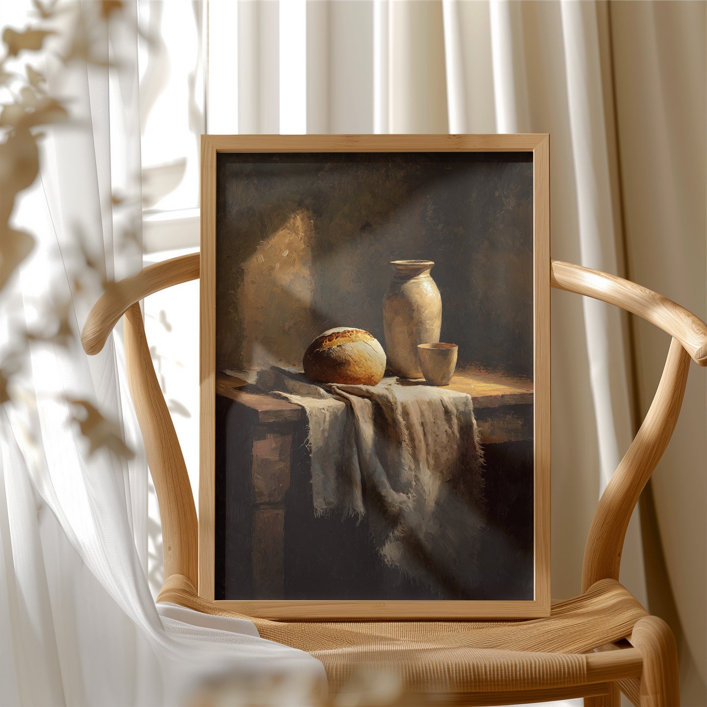 Humble Feast in Amber Light