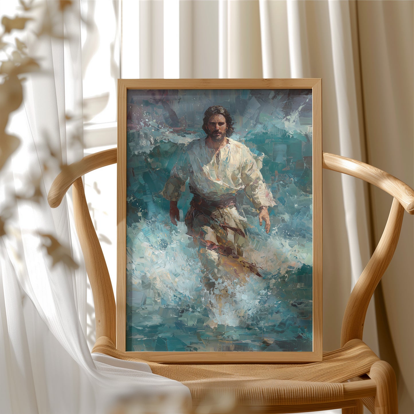 Tempest Walker Through Azure Depths