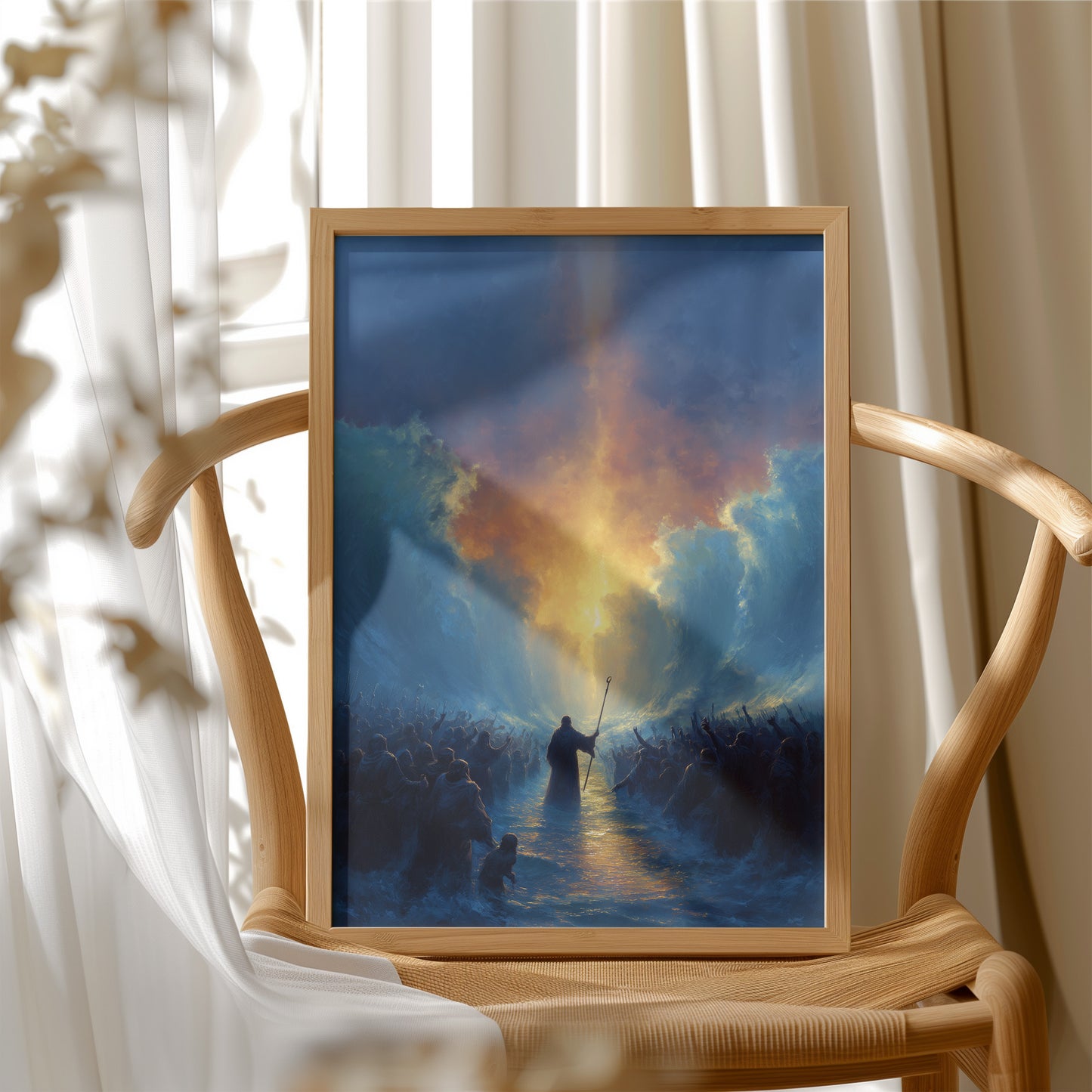 Divine Passage Through Parted Waters
