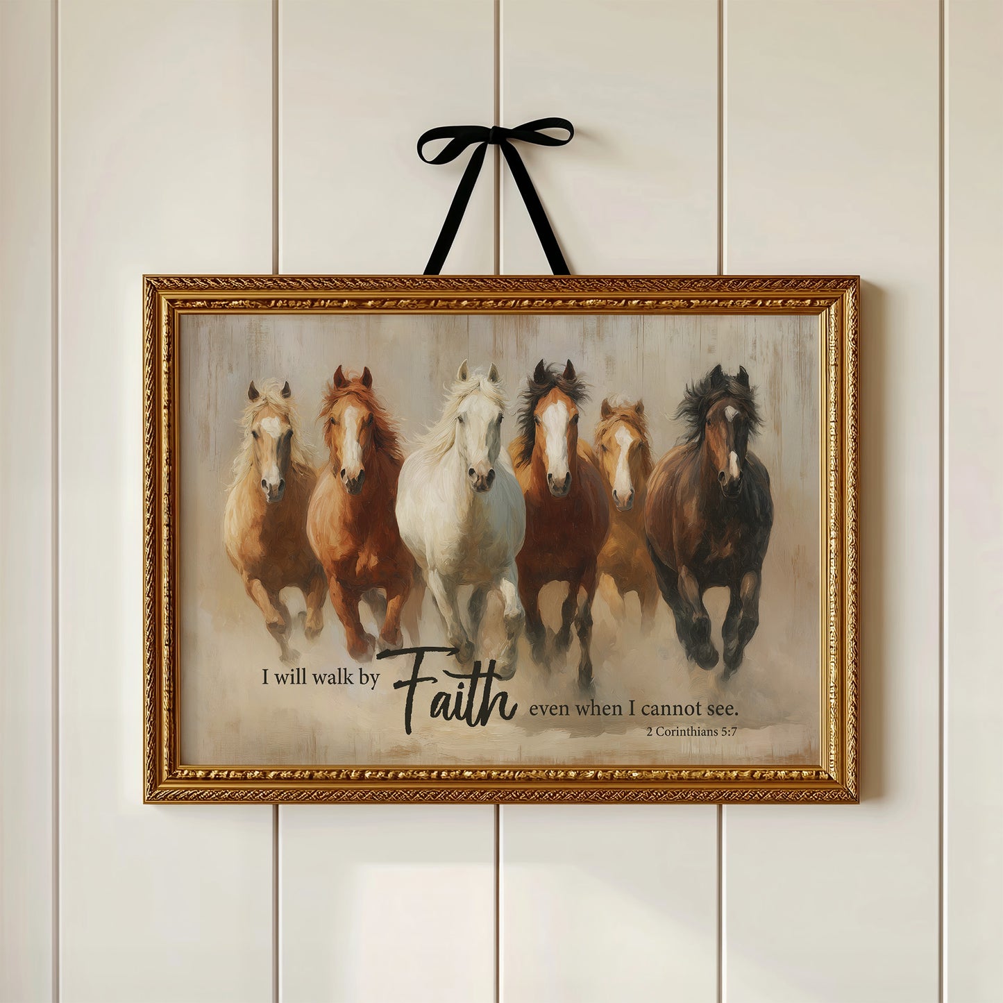 Galloping Spirit: Journey of Unwavering Faith 2 Corinthians 5:7