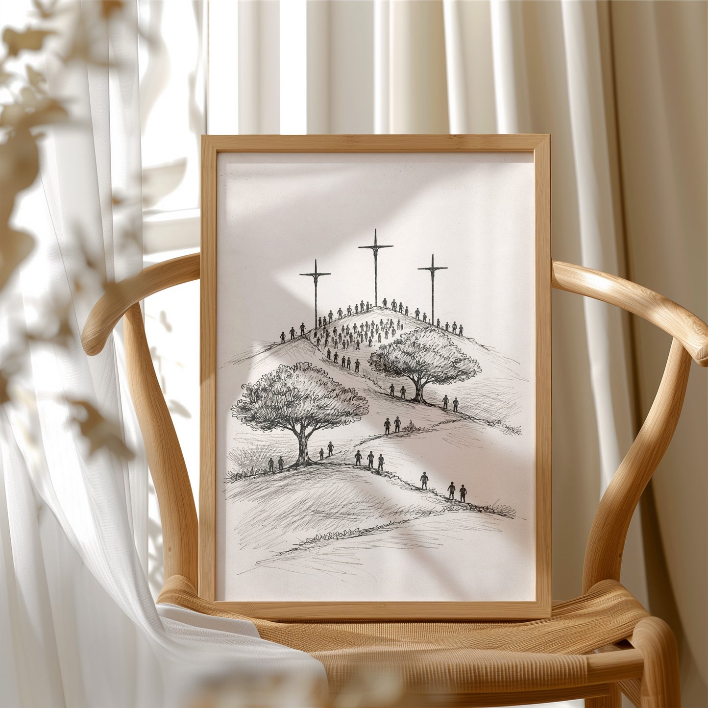Pilgrimage Toward Three Crosses