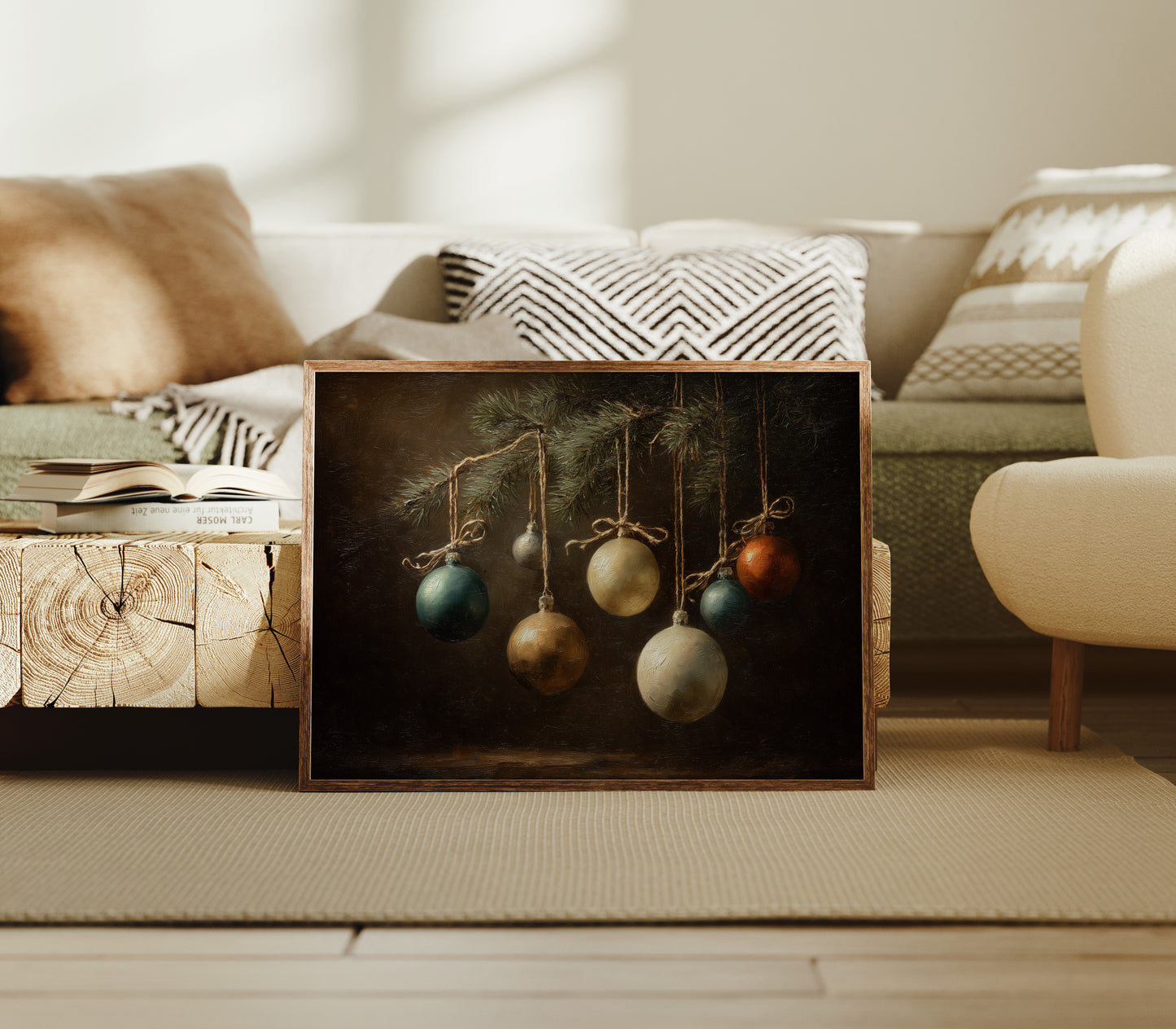 Still Life of Hanging Ornaments