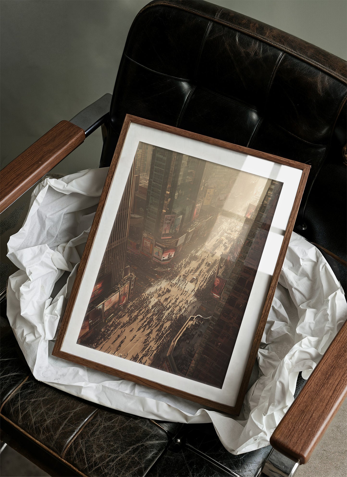 Golden Hour Metropolis: Shadows and Light