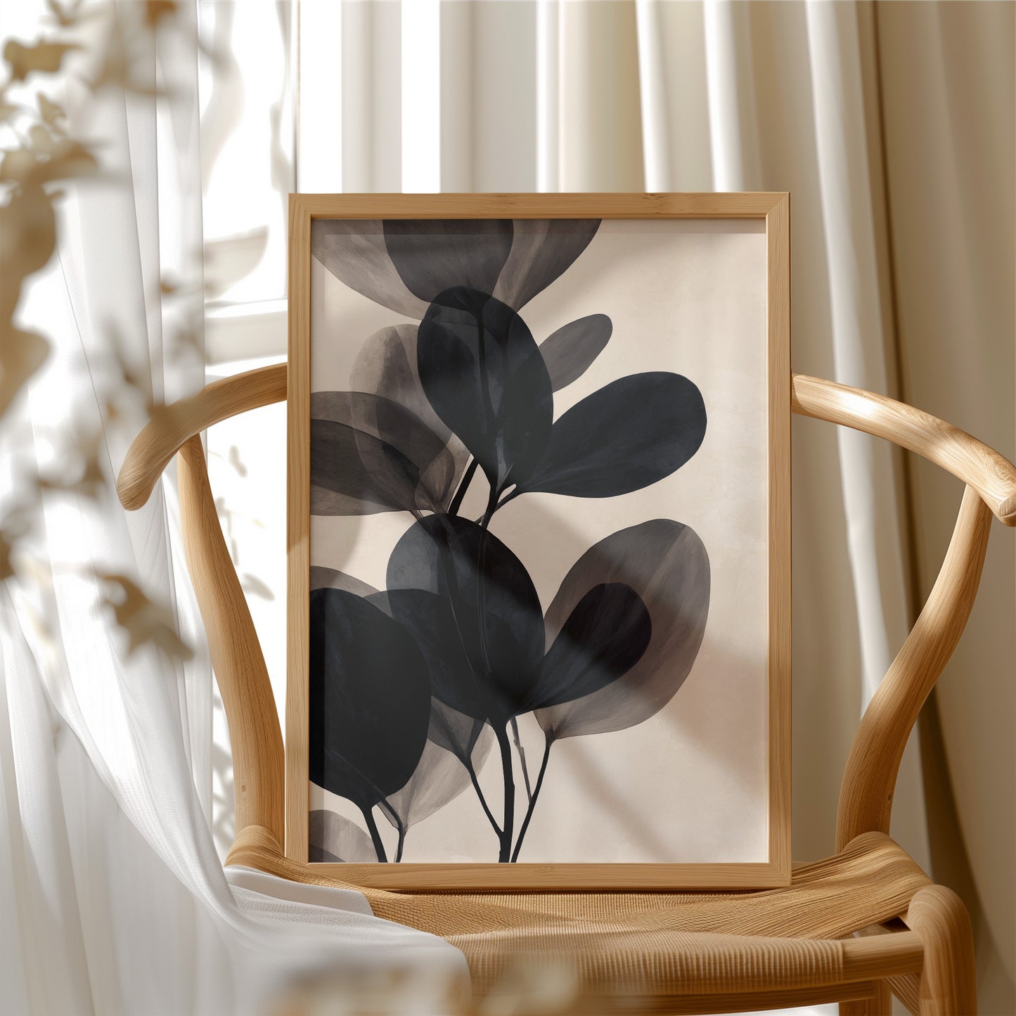 Monochromatic Foliage: Shadows and Light