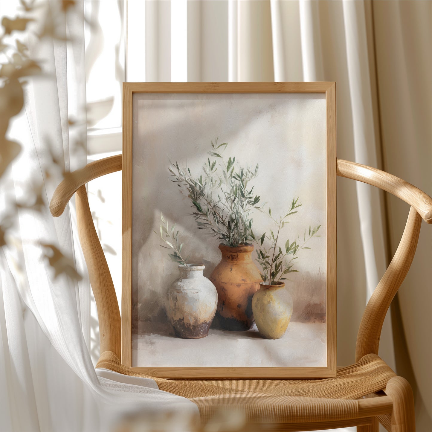Whispers of Olive: Ceramic Trio in Harmony
