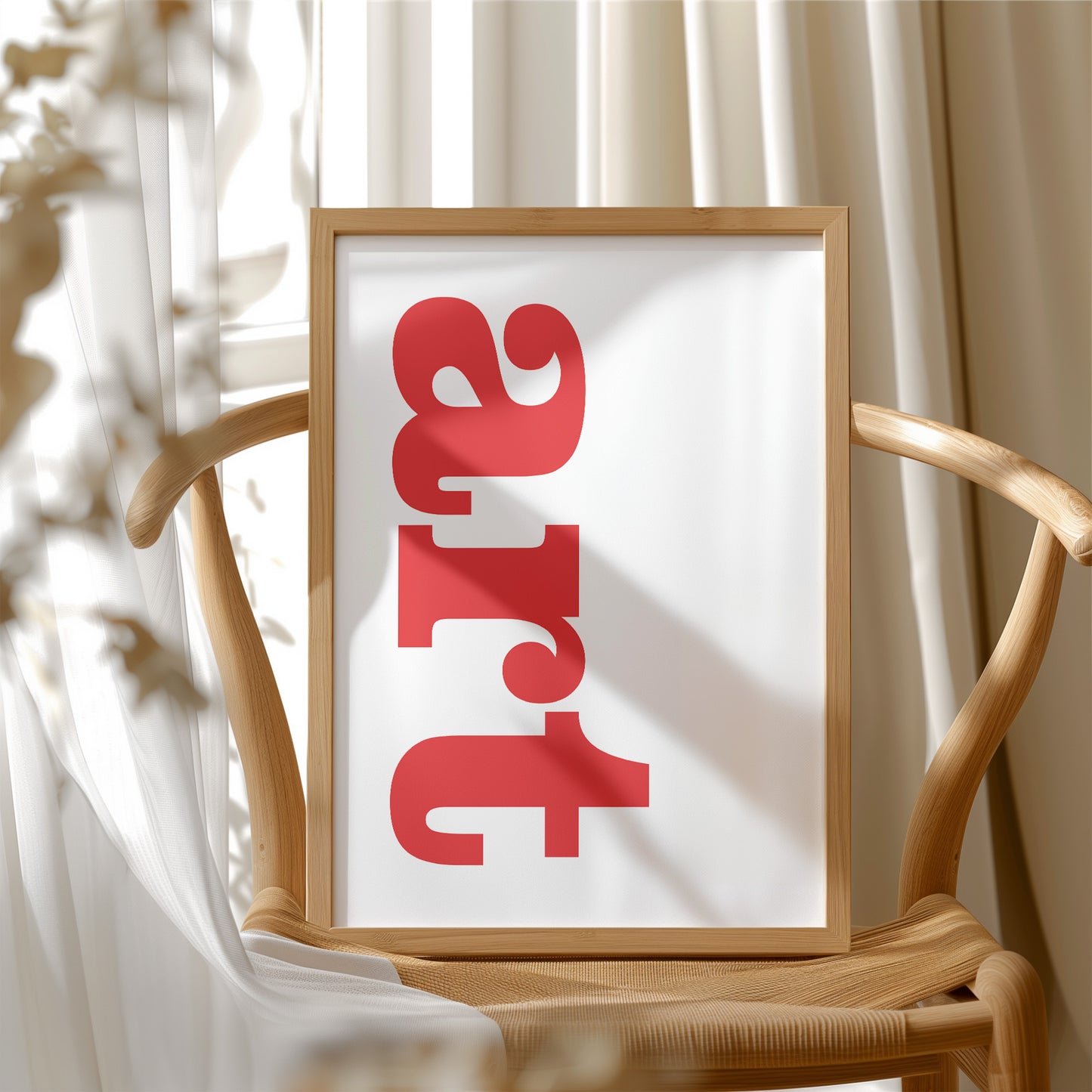 Art Crimson Typography: Vertical Declarations