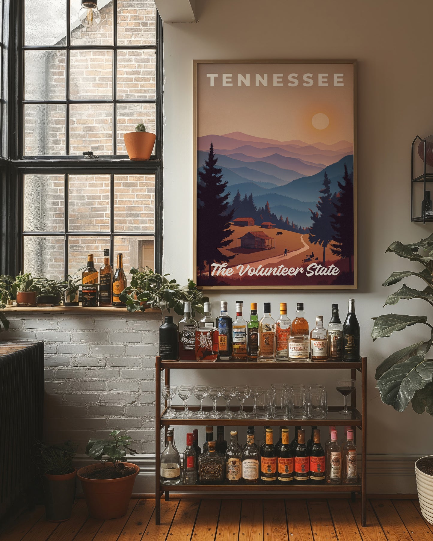 Tennessee Ridges Hold Evening's Glow