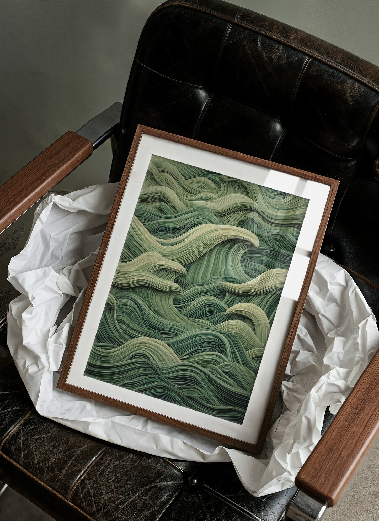 Emerald Waves Dance In Silence
