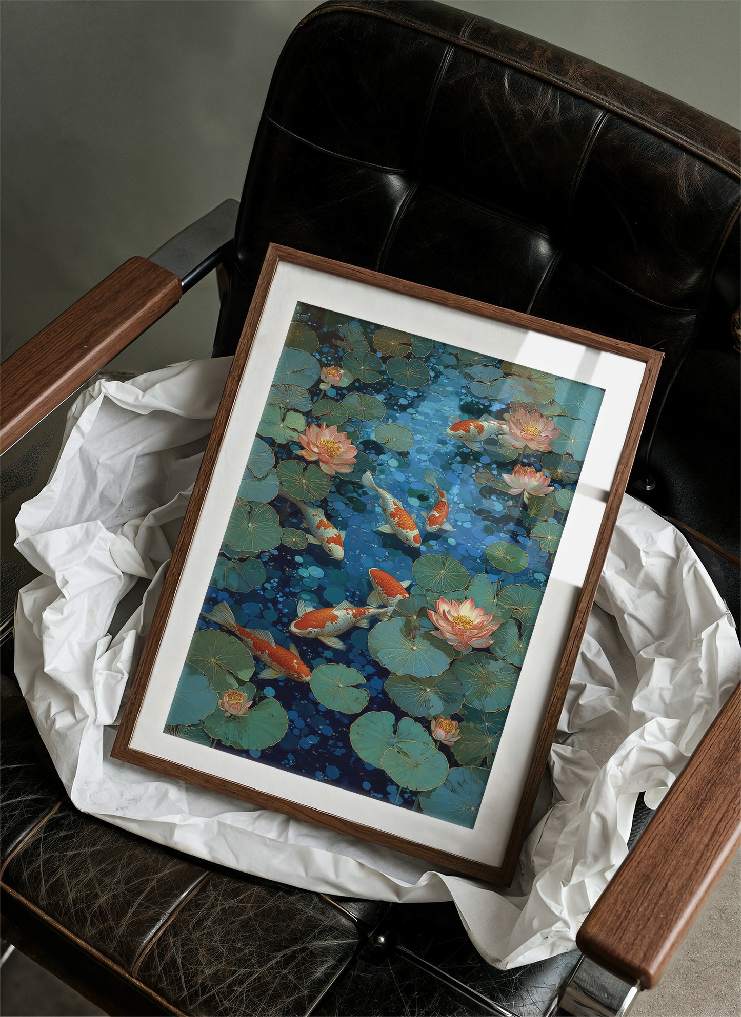 Koi Dance Through Lotus Dreams