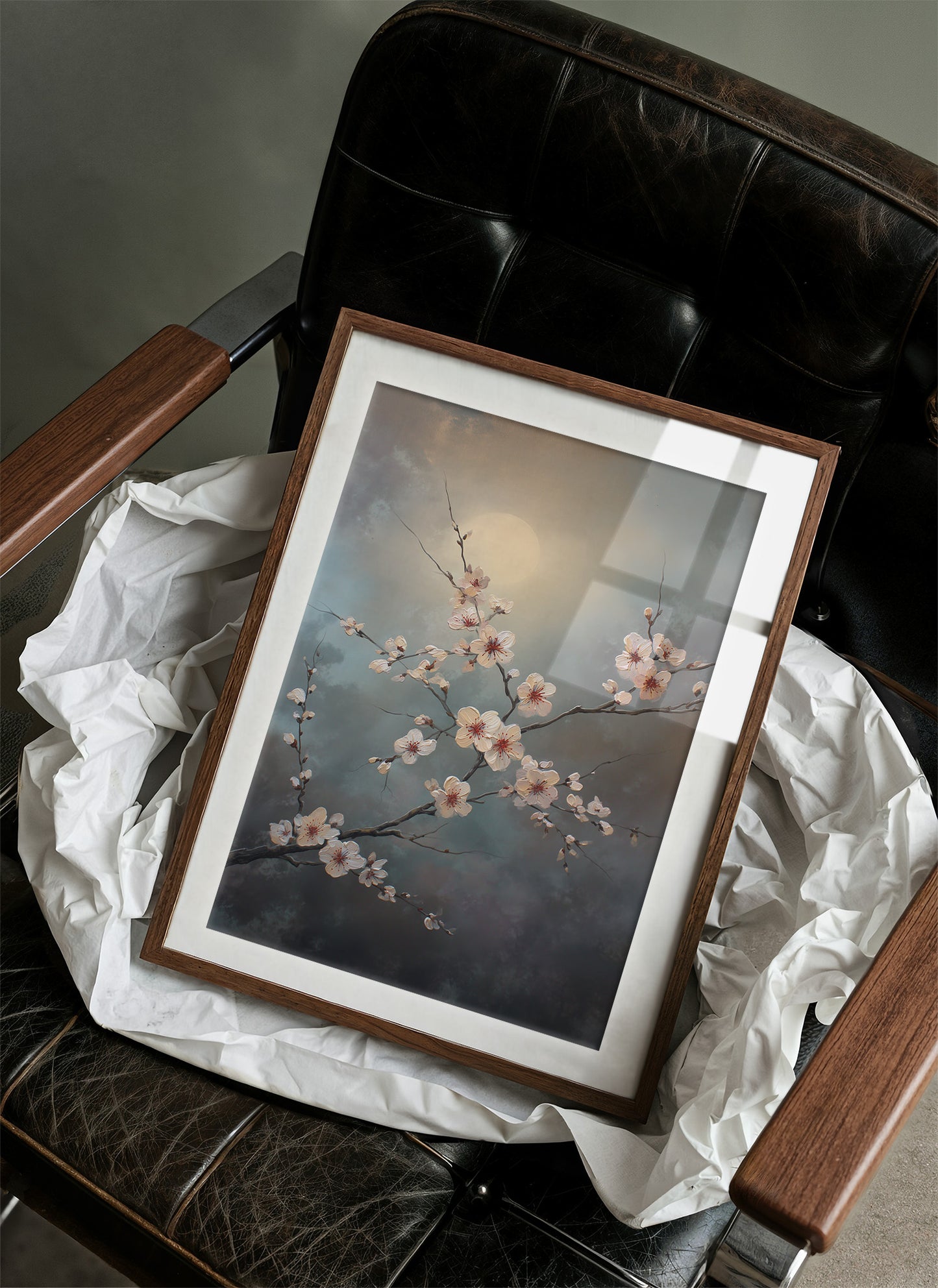 Cherry Blossoms Pierce Storm Clouds