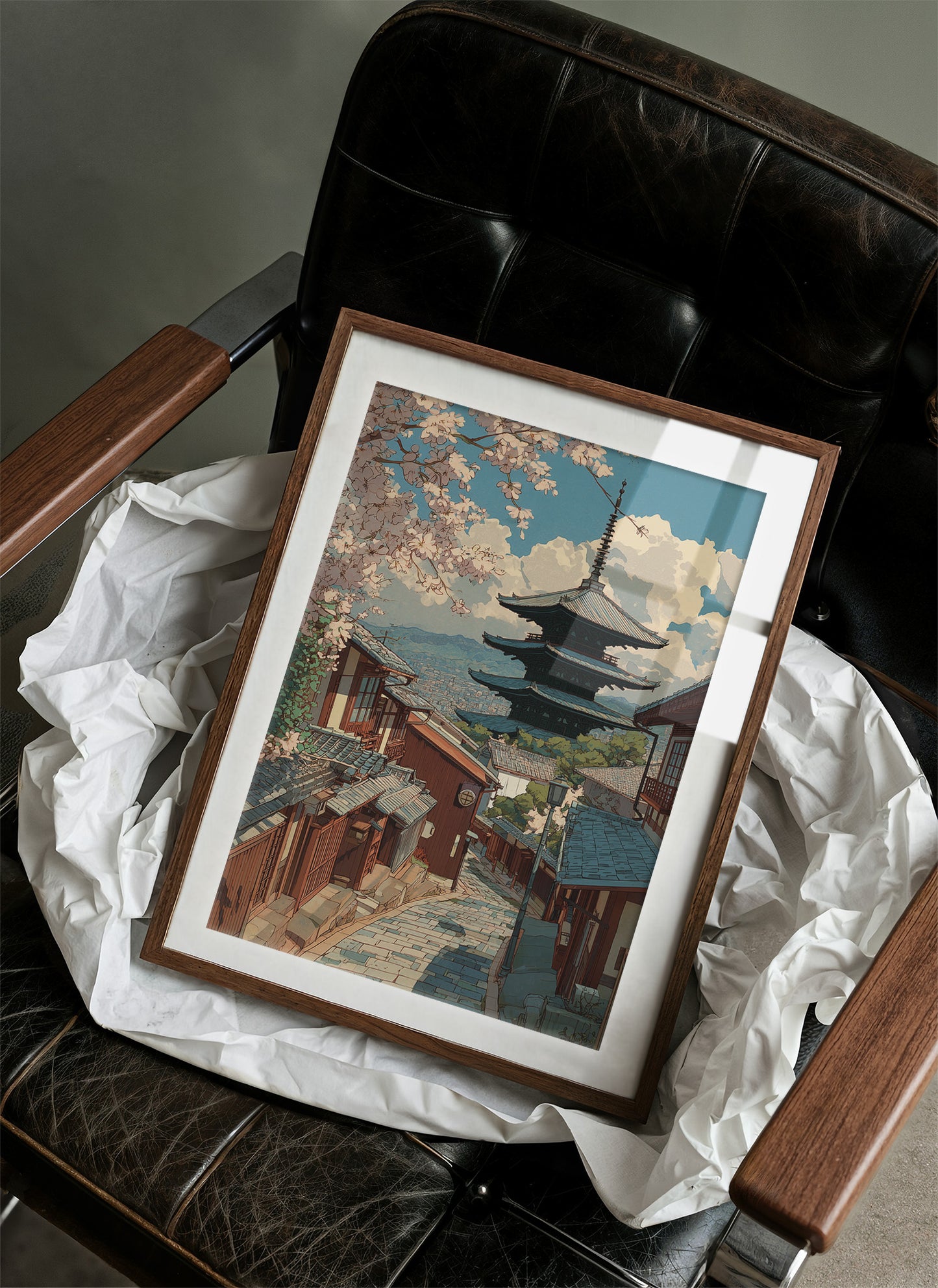 Cherry Blossoms Crown Ancient Streets