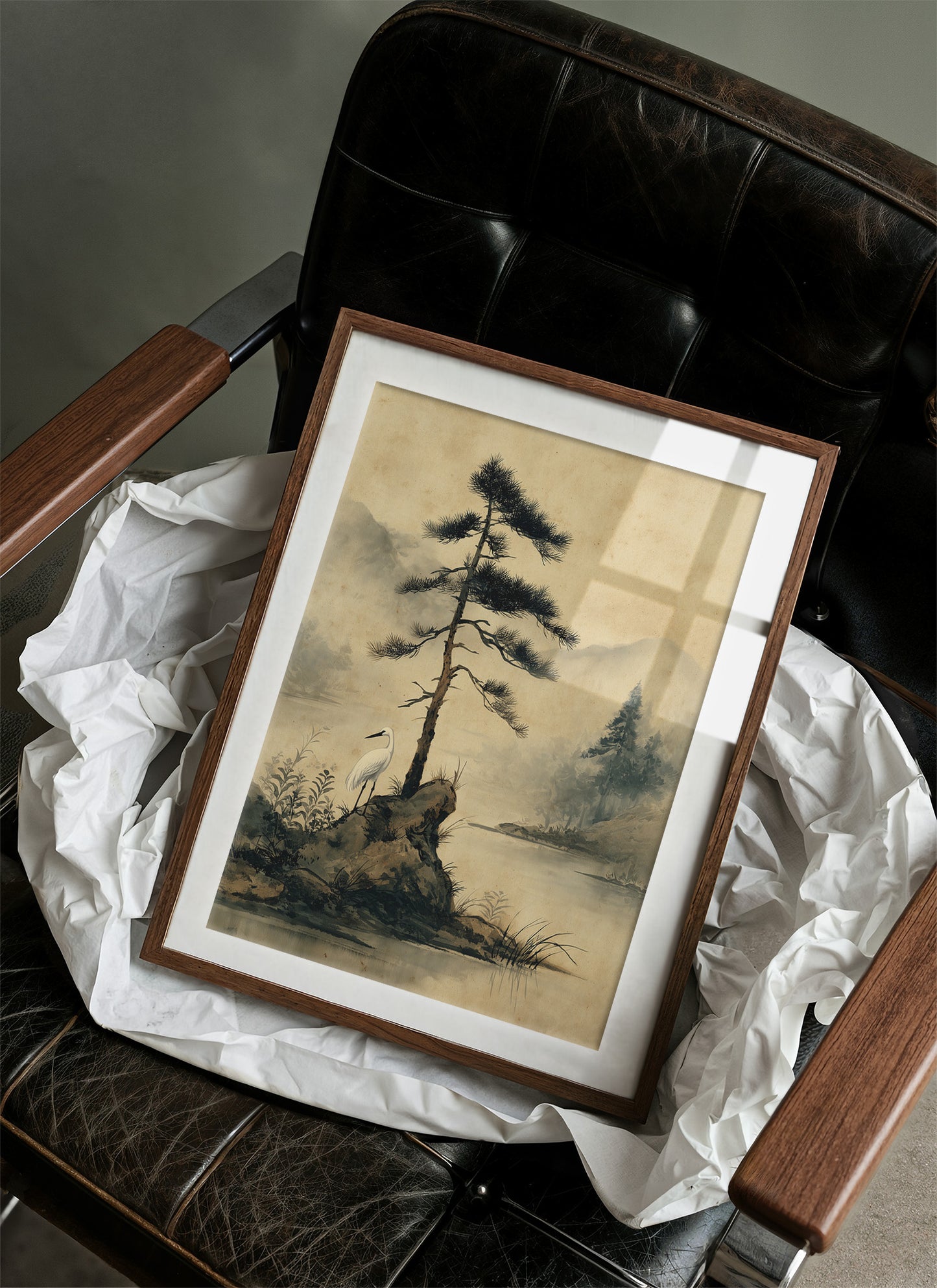 Lone Pine Guards Misty Waters