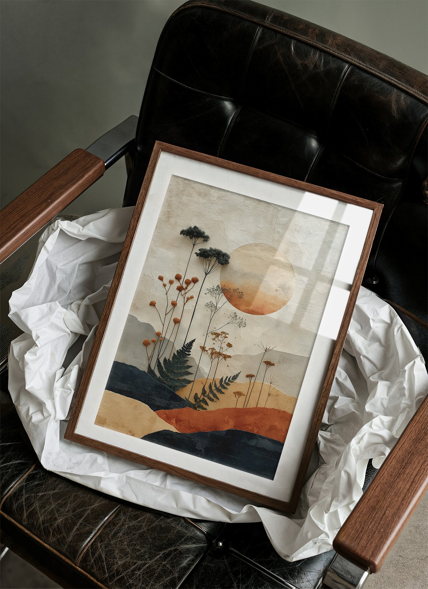 Moonlit Ferns Dance Through Autumn