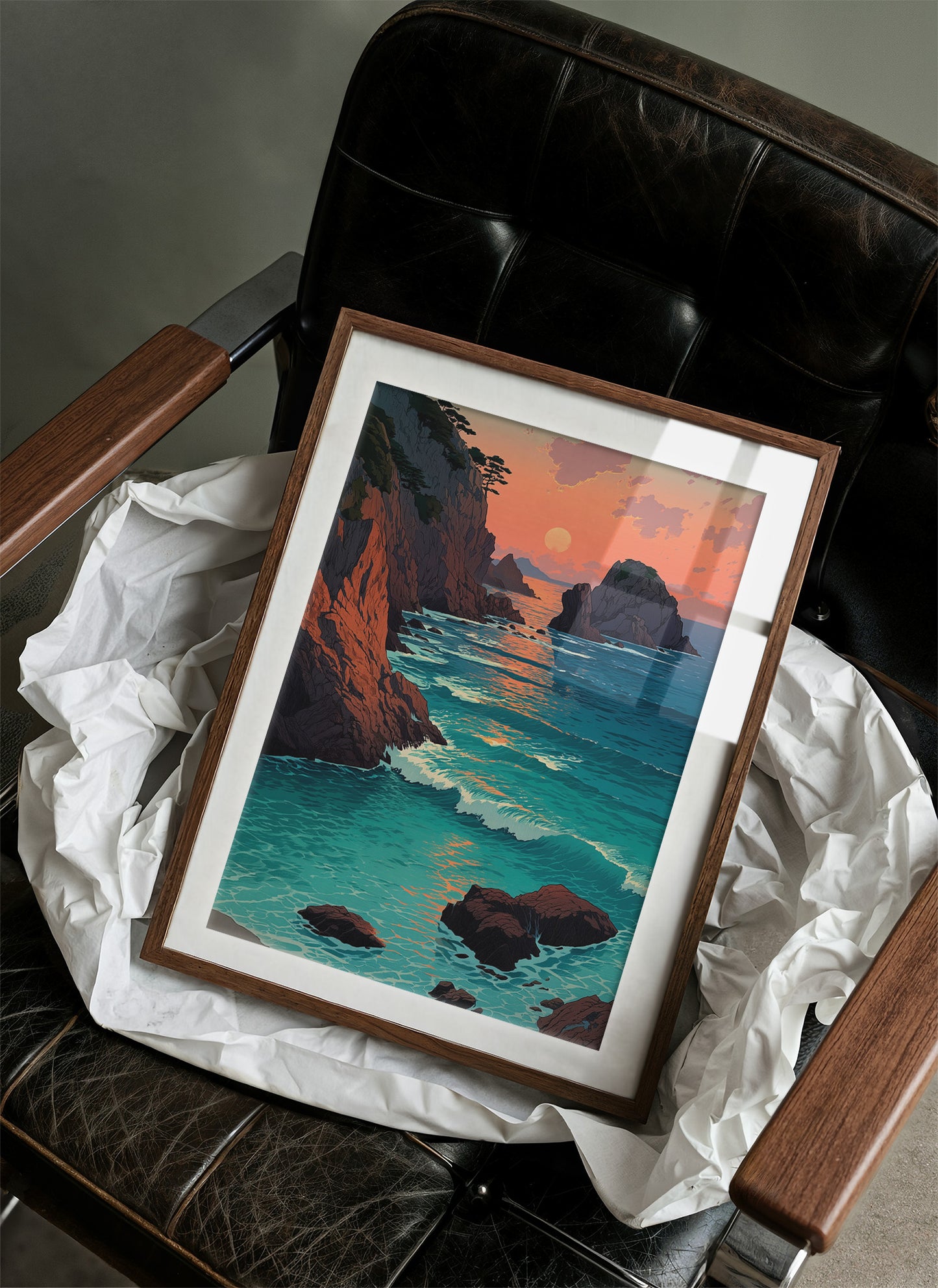 Coastal Cliffs Paint Summer's Farewell