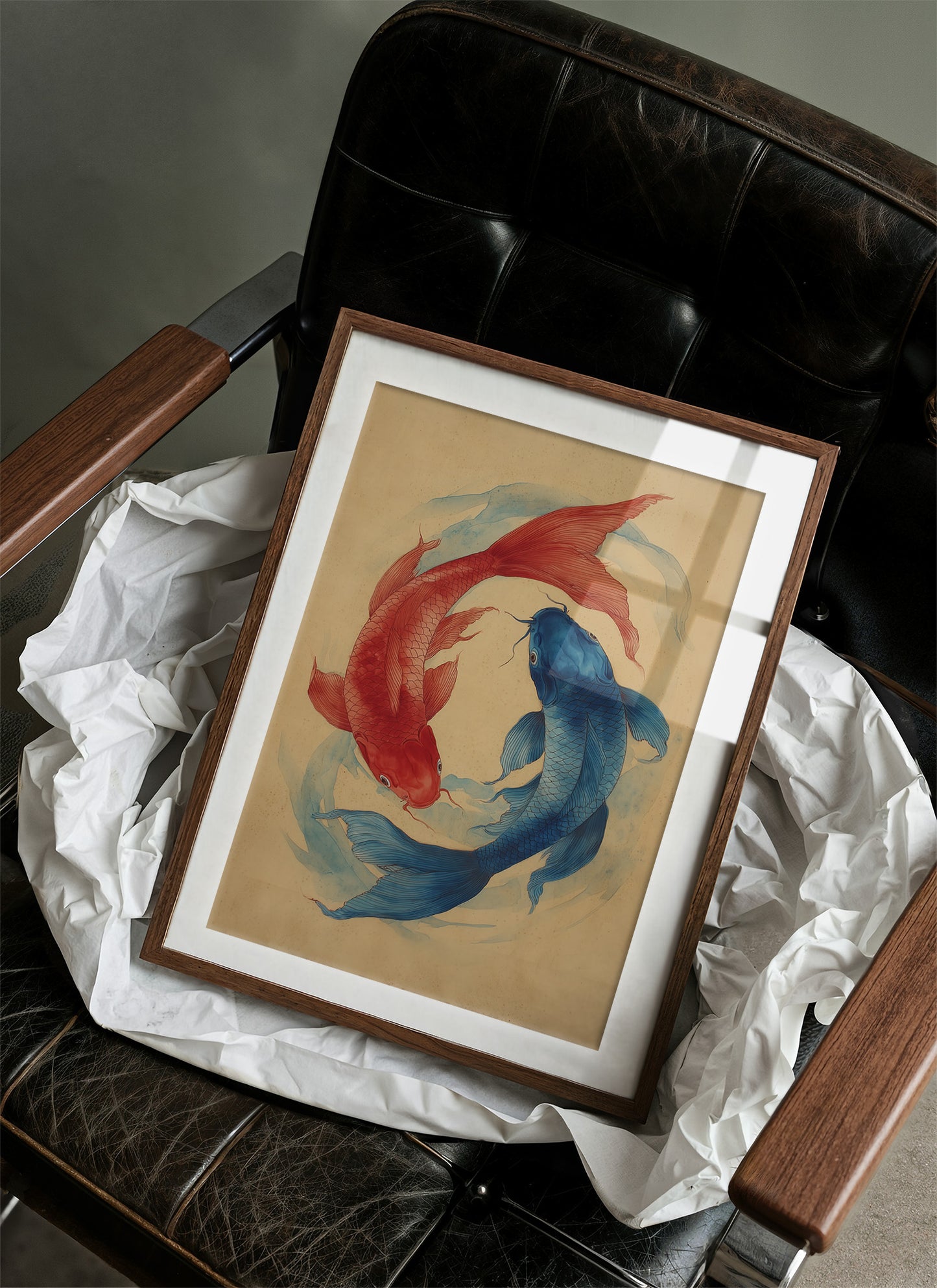 Koi Circle Their Ancient Dance