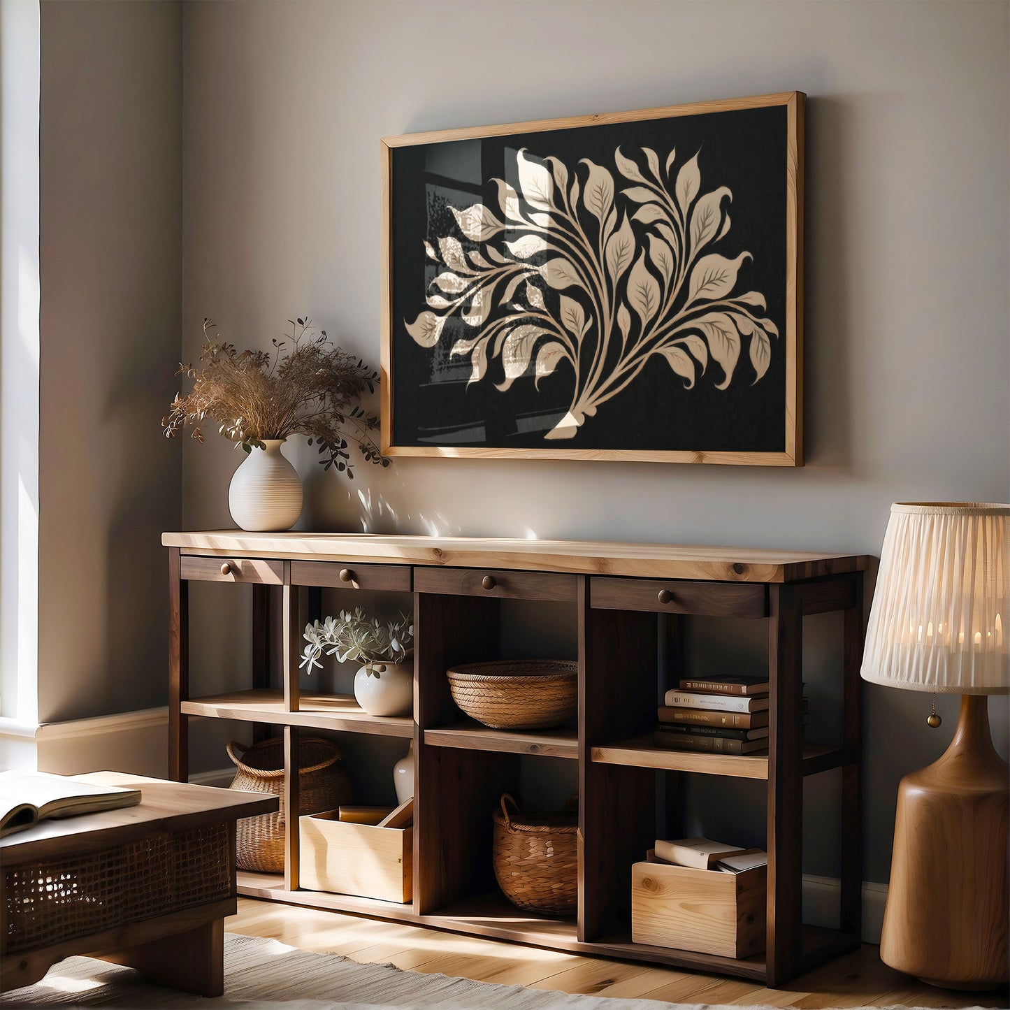 Botanical Elegance Unfolds In Night