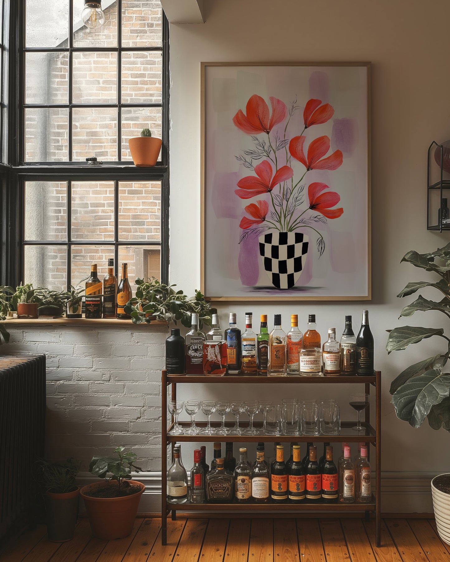 Coral Blooms Above City Spirits