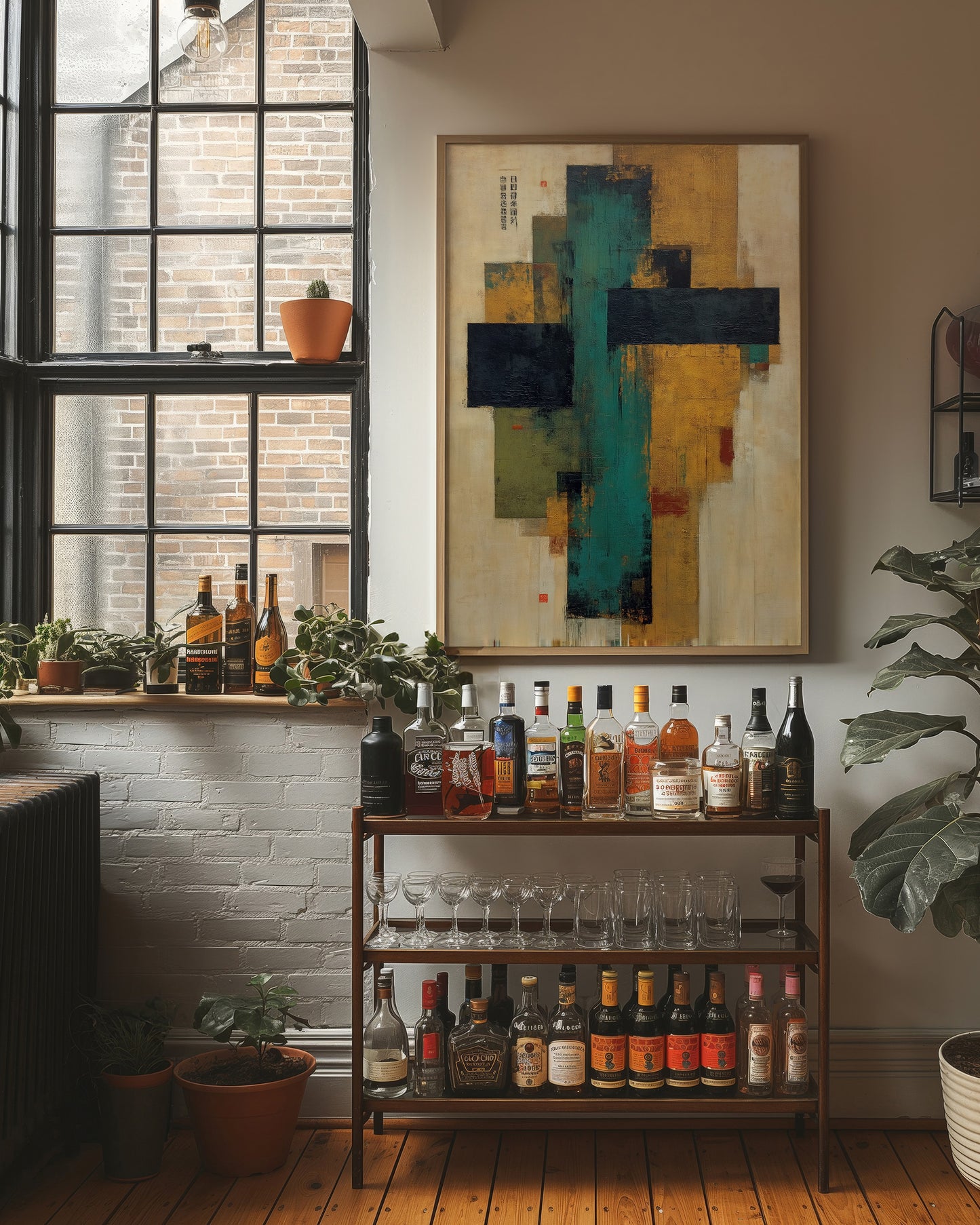 Turquoise Meets Gold At Dusk