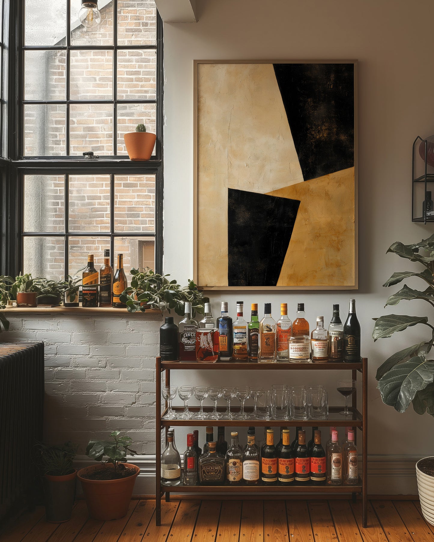 Sunlight Shapes Modern Angles