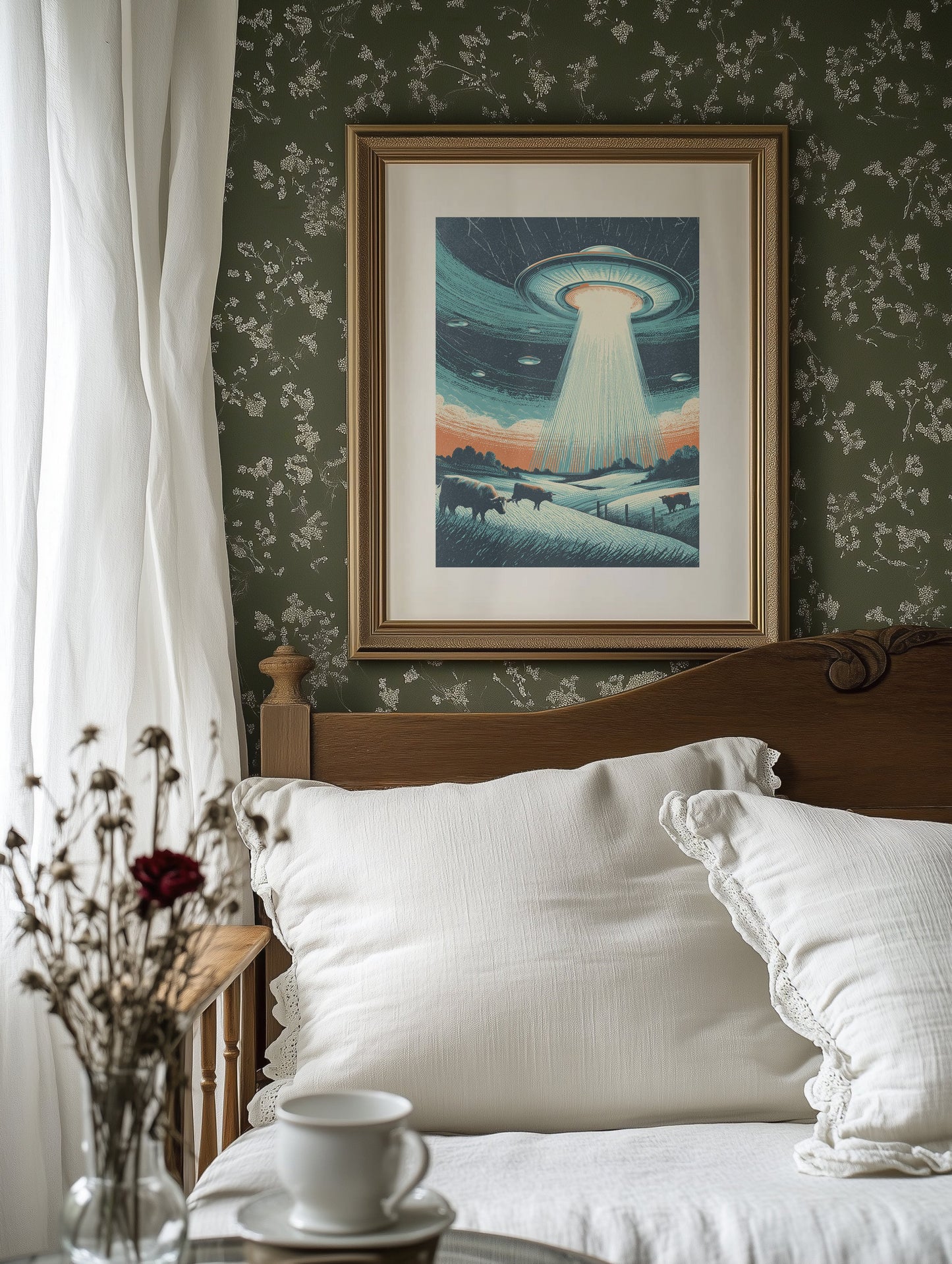 Visitors Above Quiet Pastures