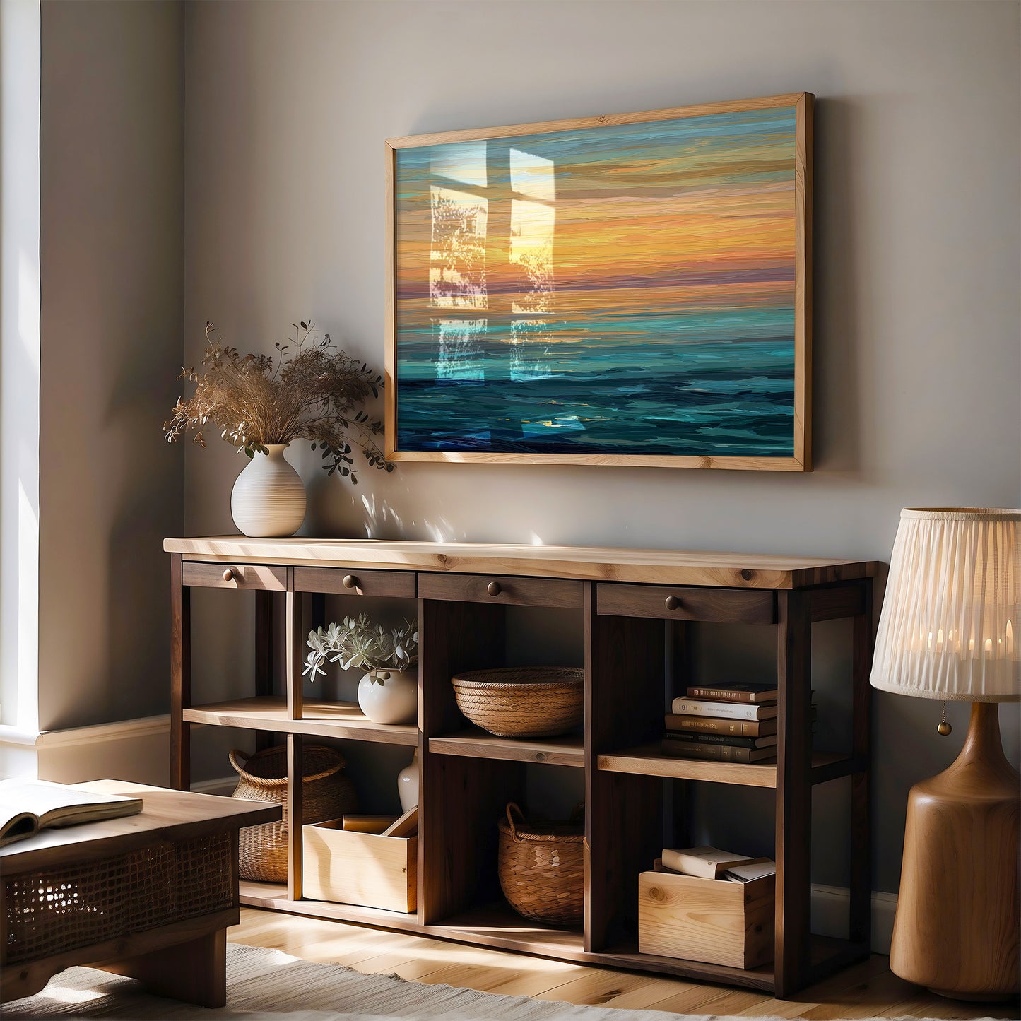 Horizon Lines Melt Into Sea