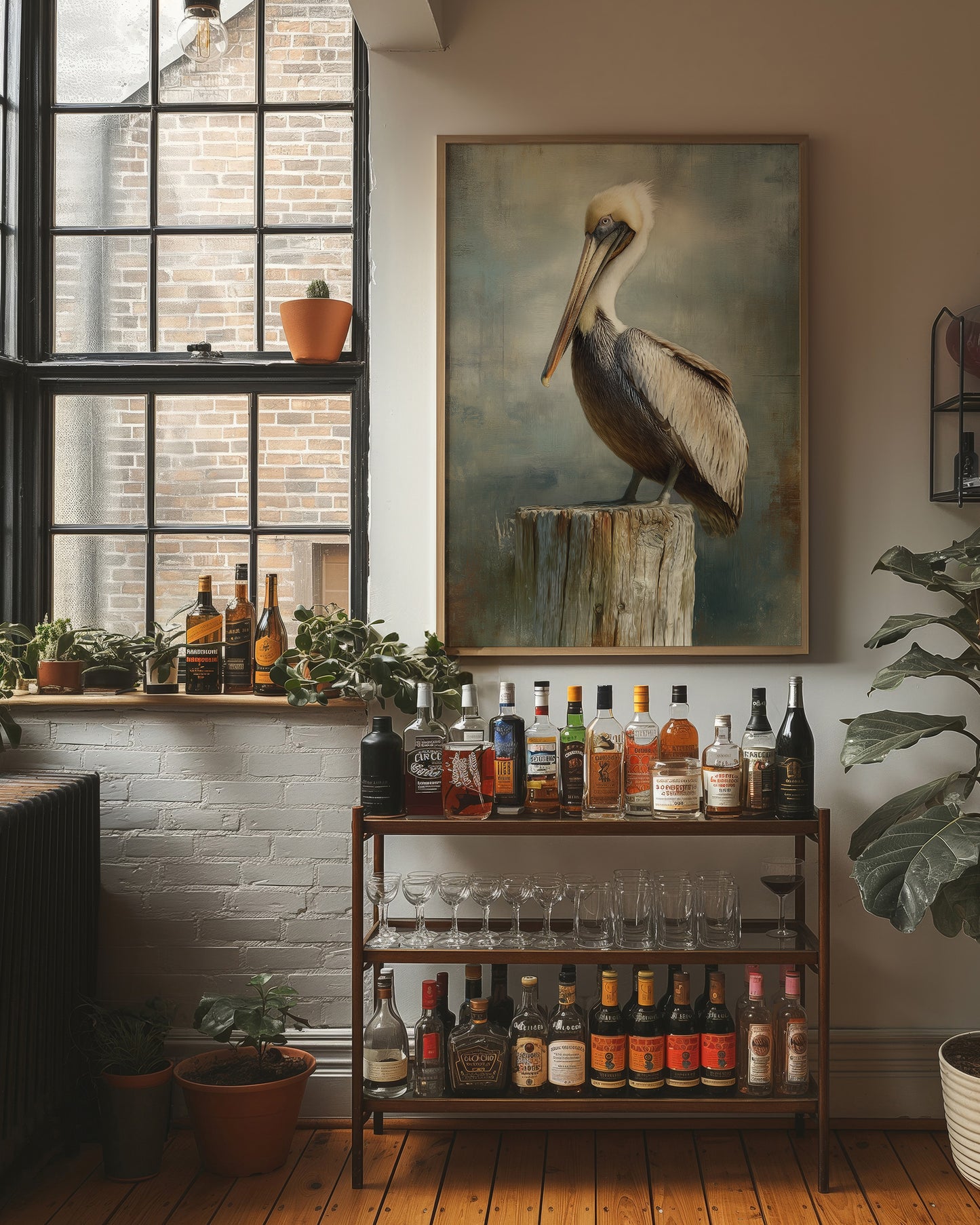 Coastal Watcher On Weathered Perch