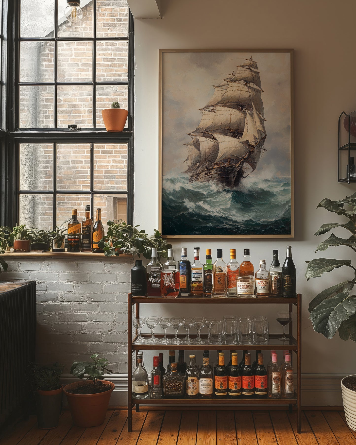 Tall Ships Dance On Restless Tides