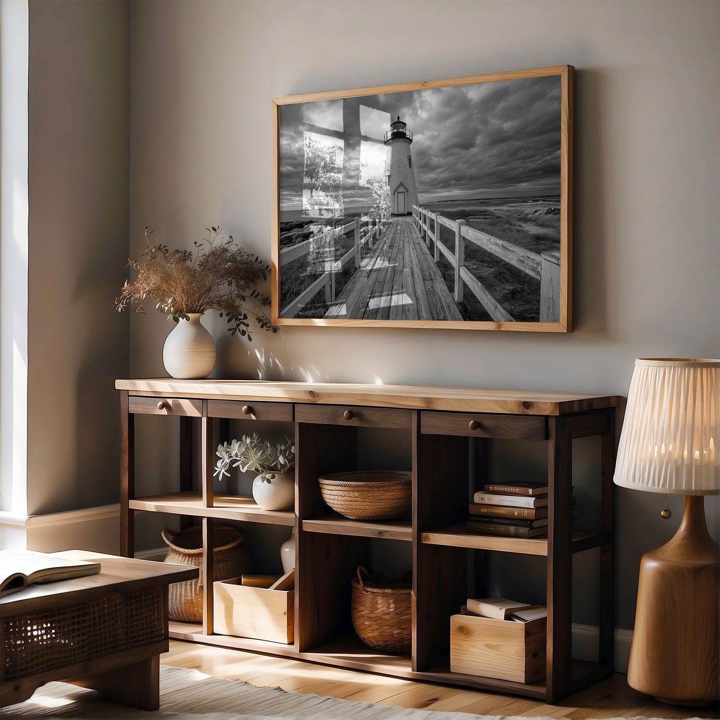 Wooden Path To Coastal Sentinel