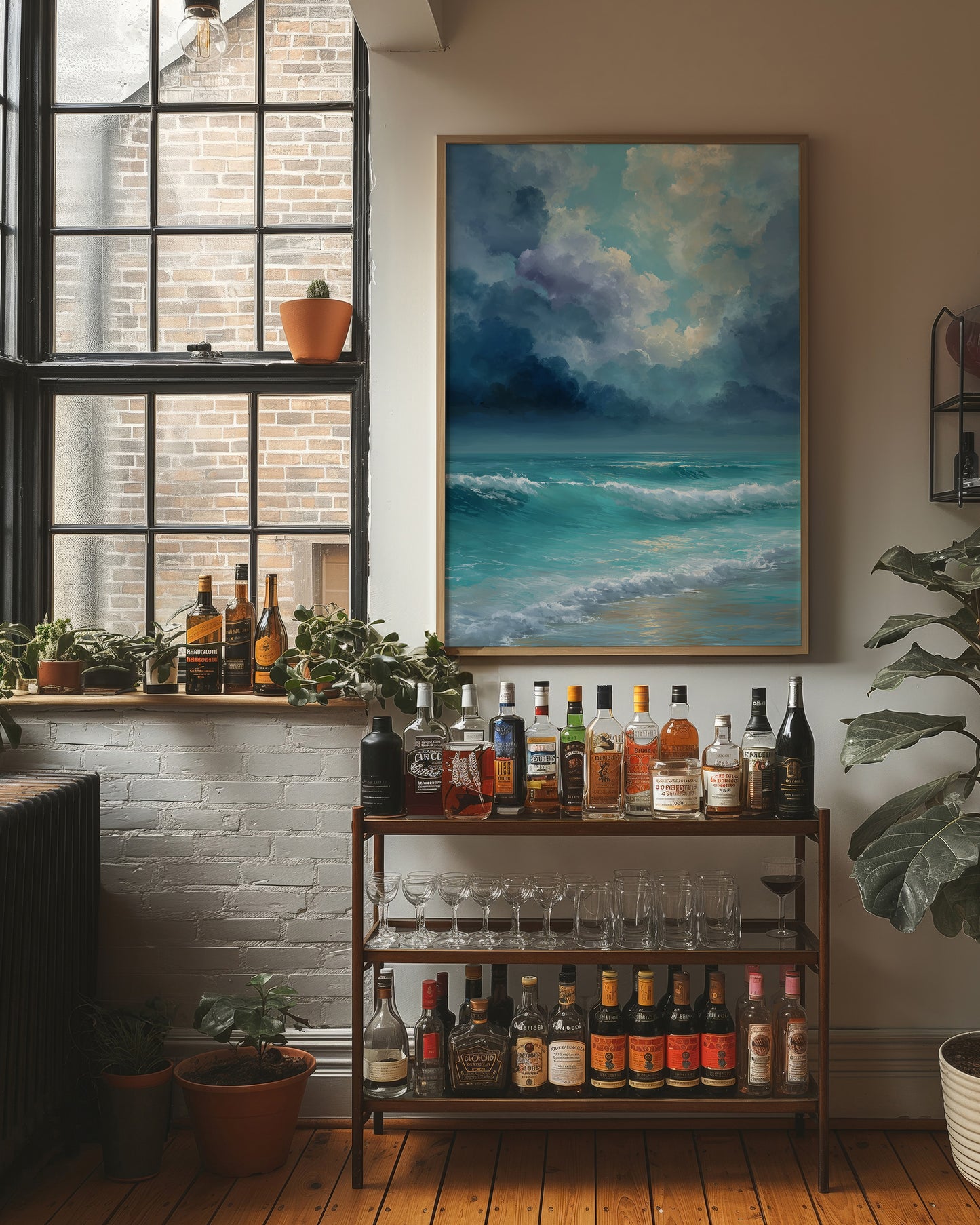 Tides Rest Against Stormy Skies