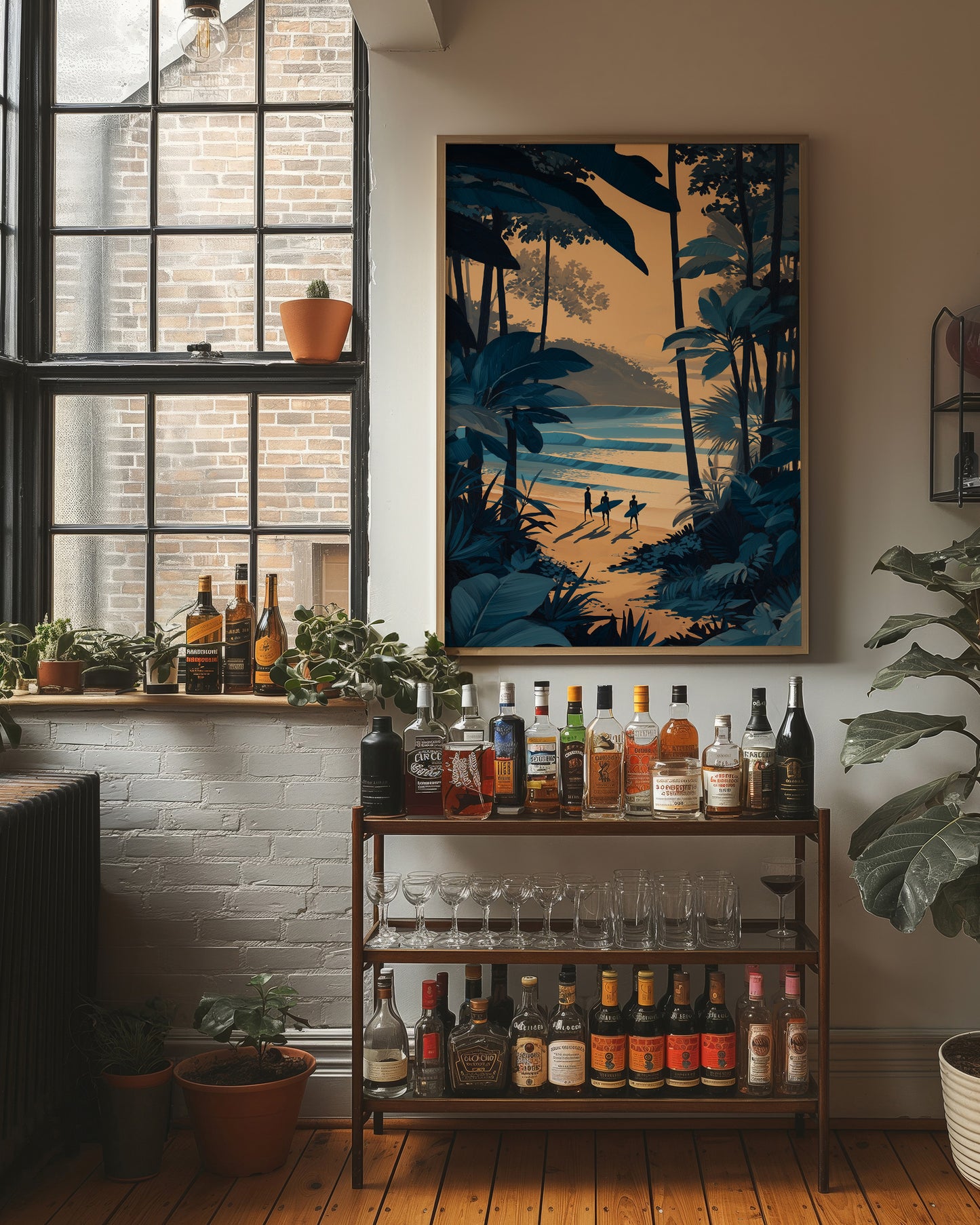 Surfers Chase Golden Hour Tides