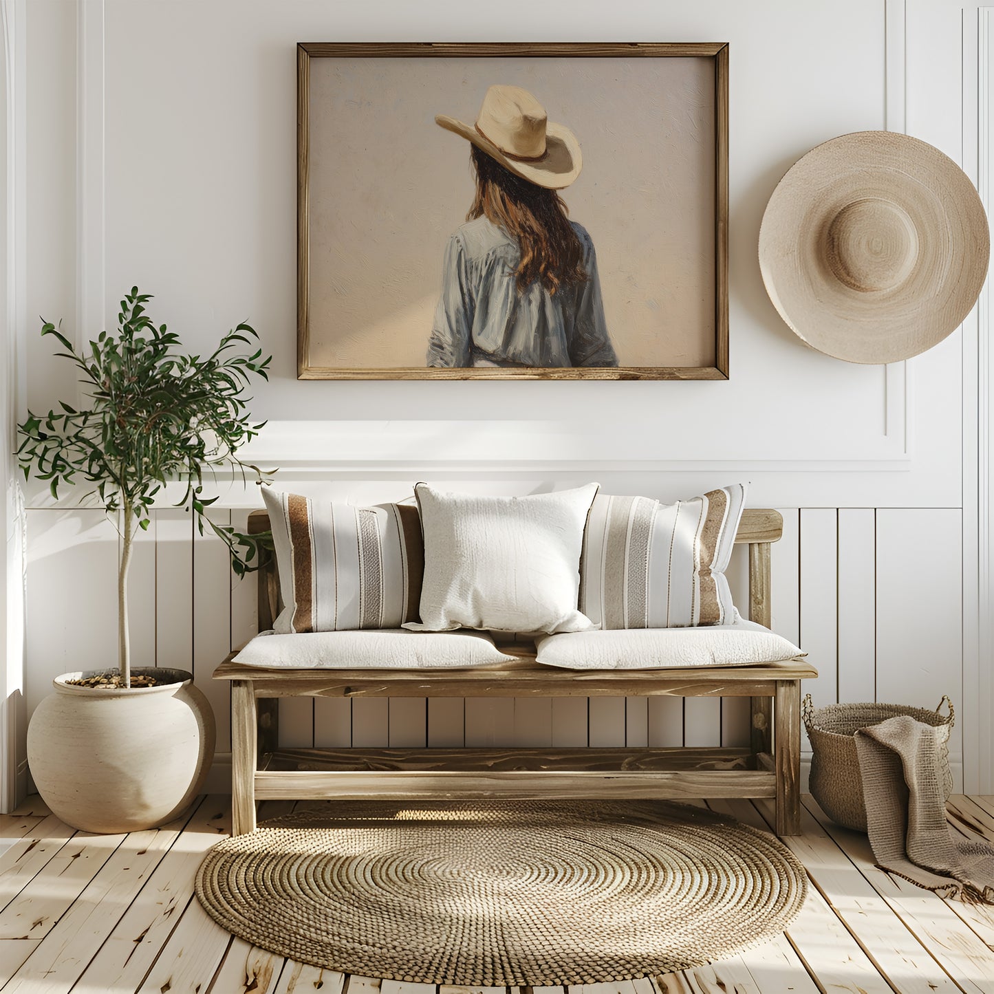 Western Solitude Painted in Cream