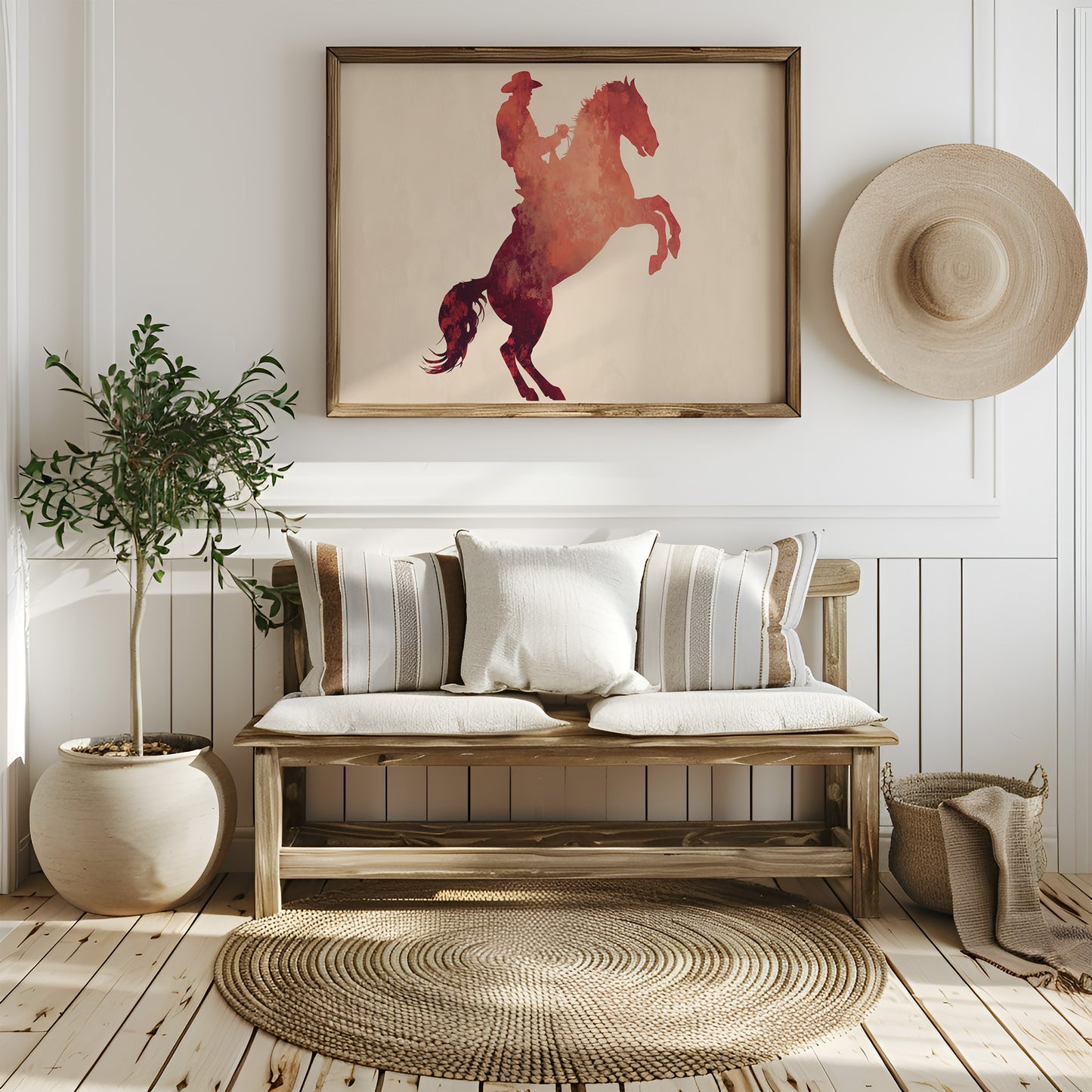 Crimson Silhouette: Untamed Spirit