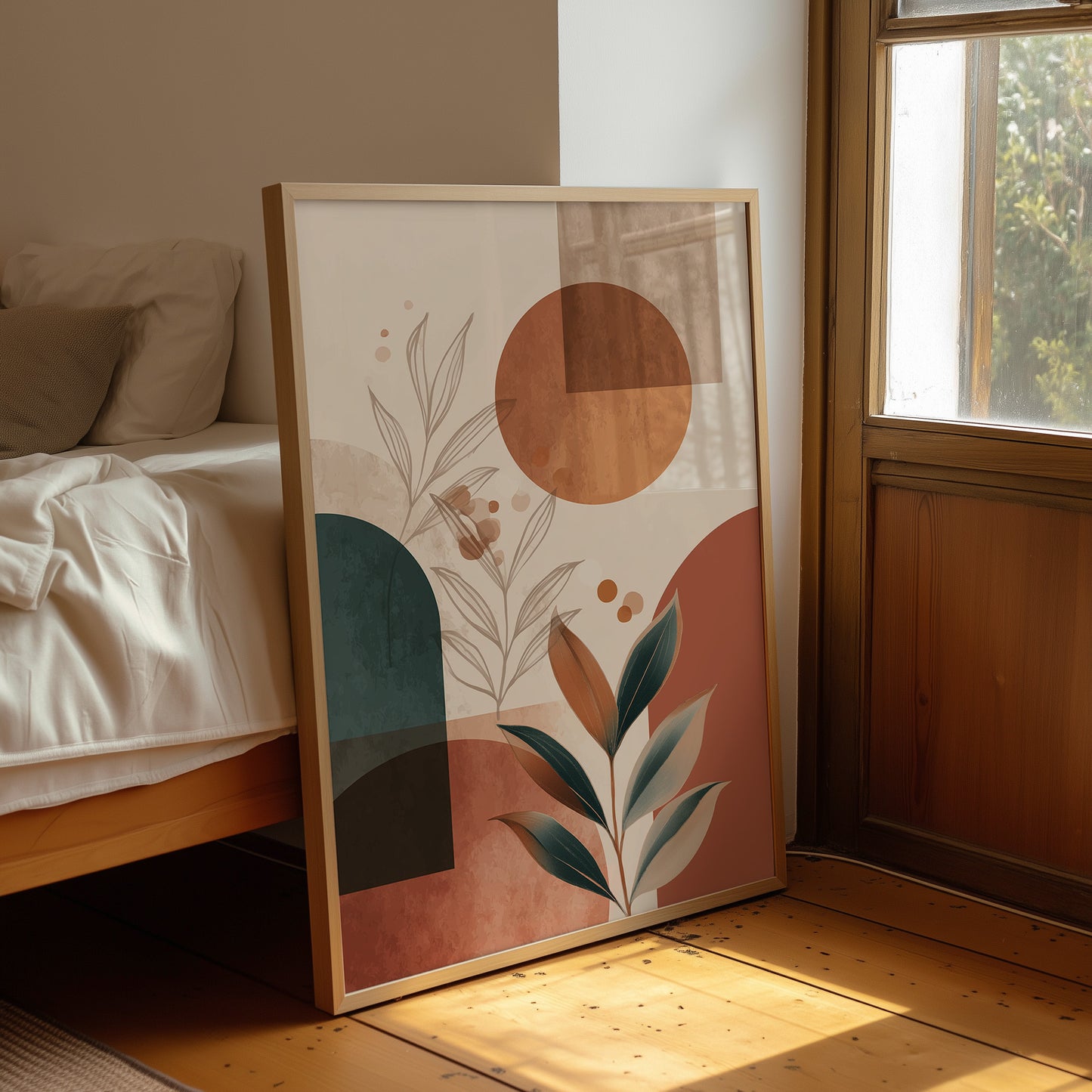 Terracotta Dreams in Abstract Harmony