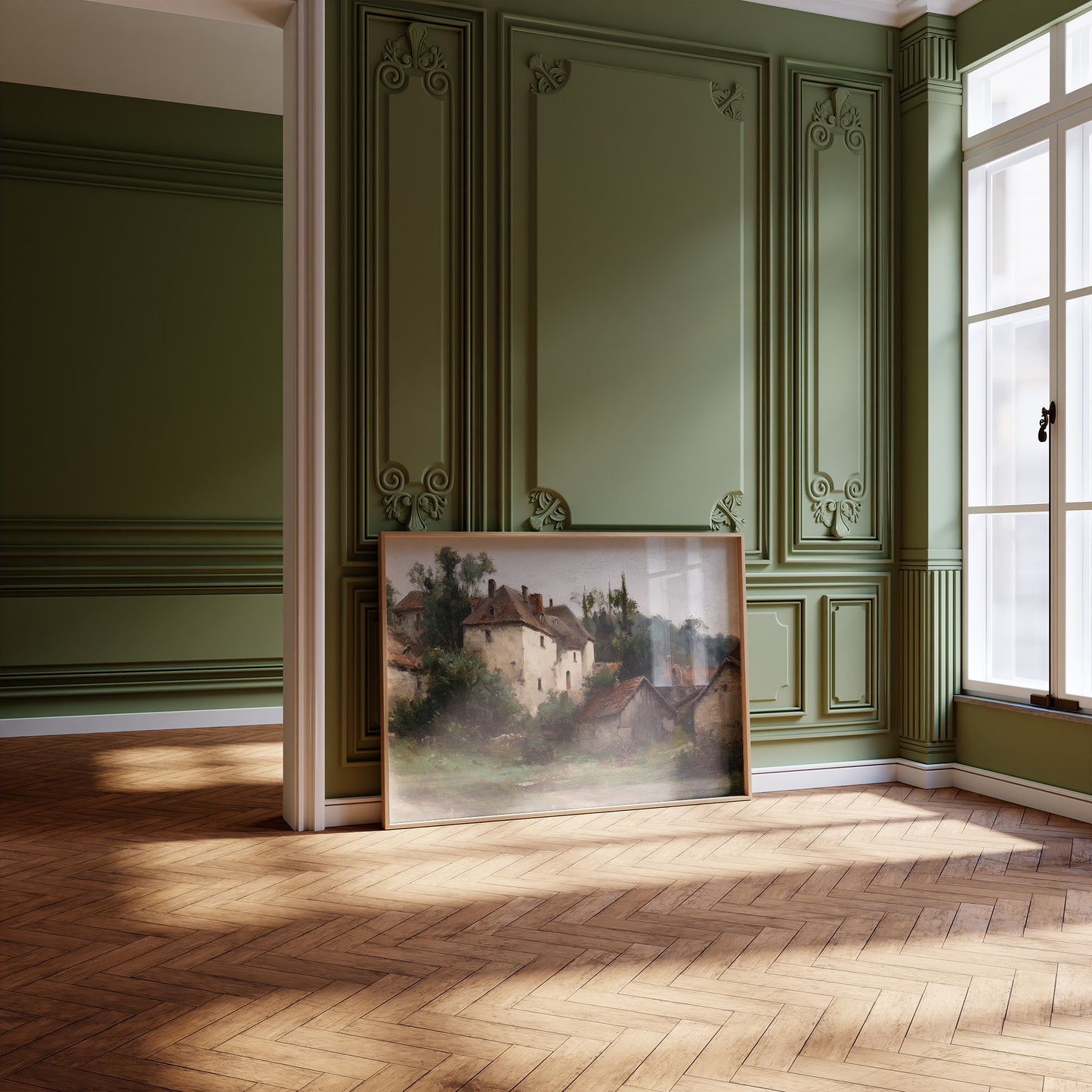 Forgotten Hamlet Among Green Hills