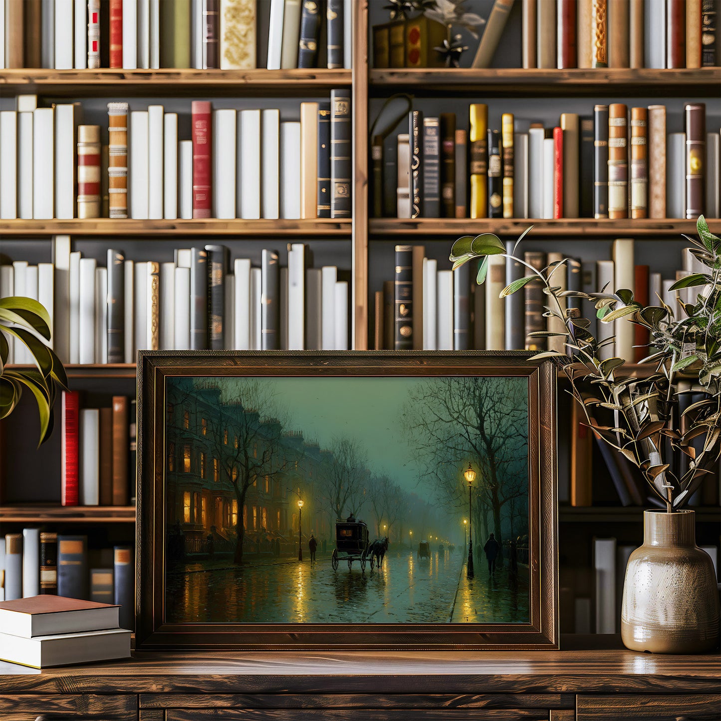 Foggy Streets Await Midnight Carriage