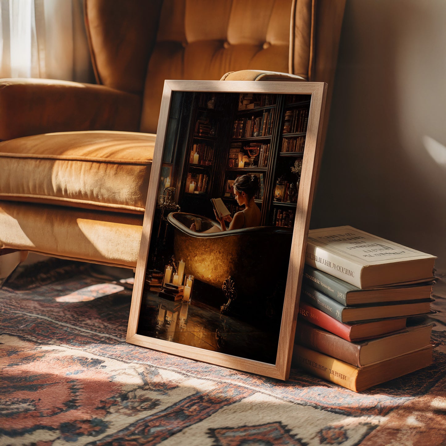 Candlelit Chapters Between Copper Walls