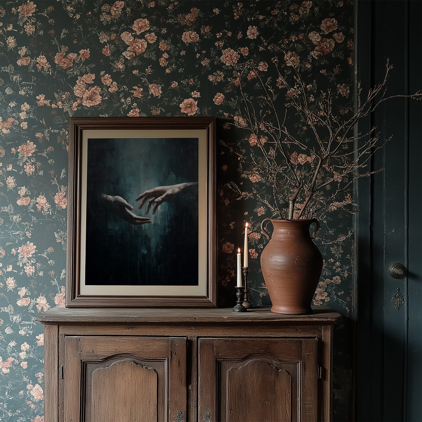 Almost Touching In Teal Depths