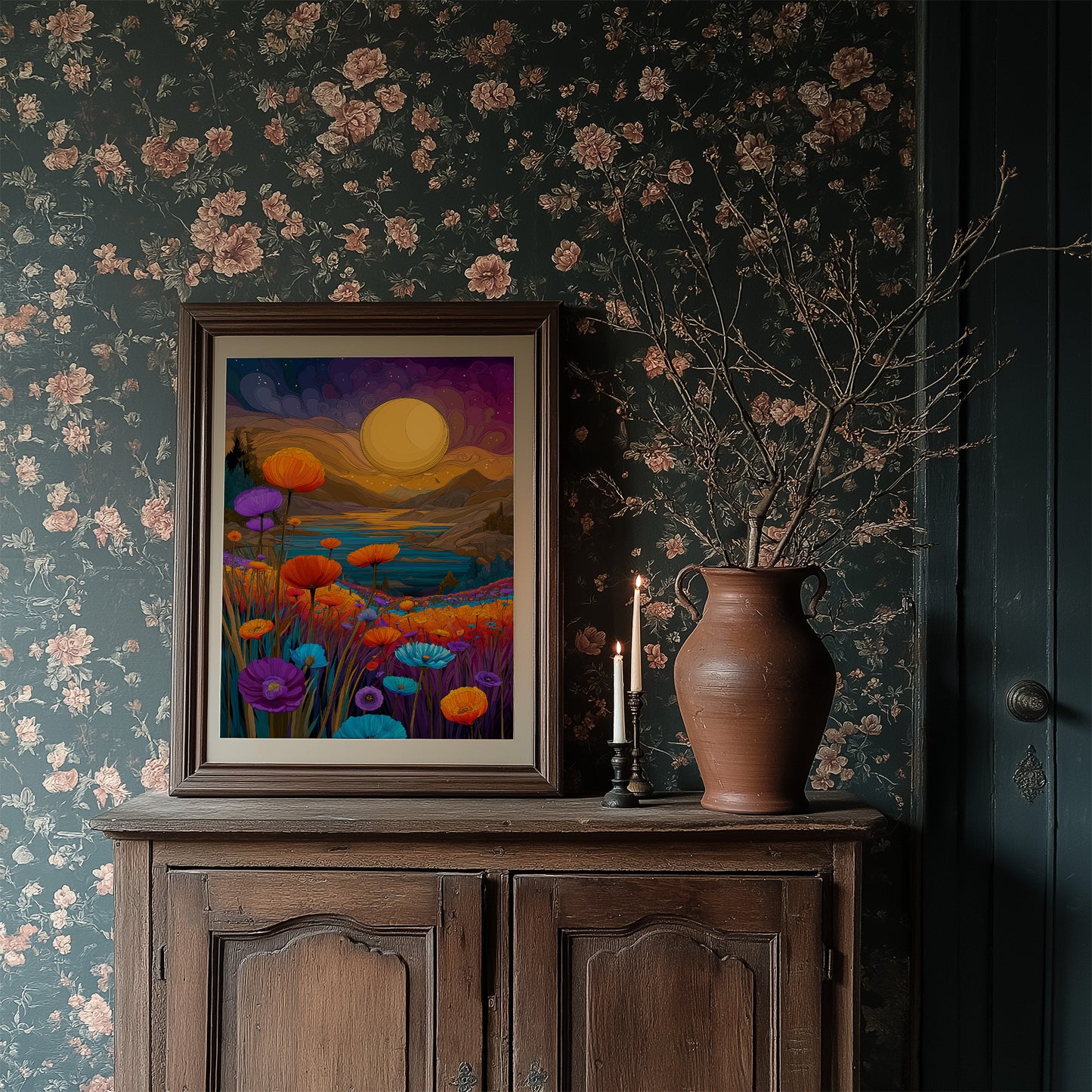 Poppies Bow To Golden Tide