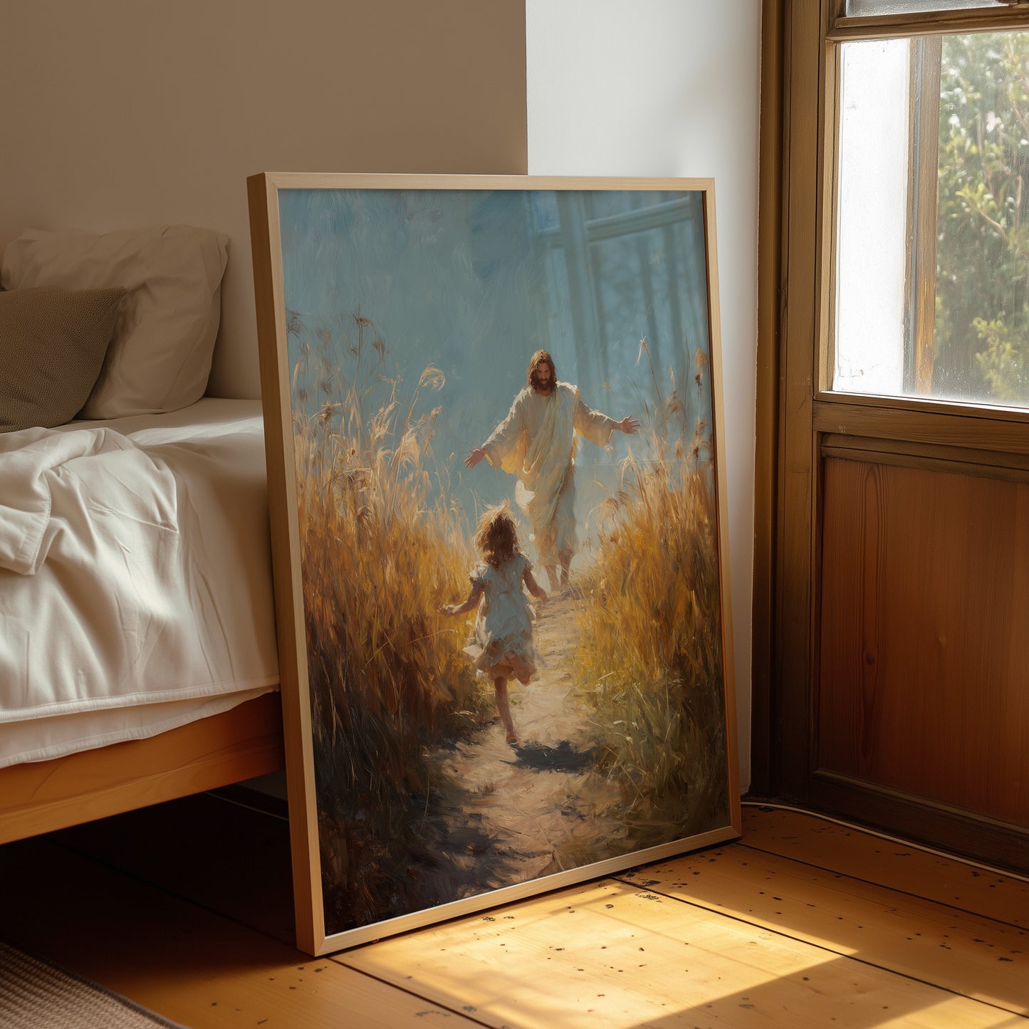 Golden Path To Outstretched Arms