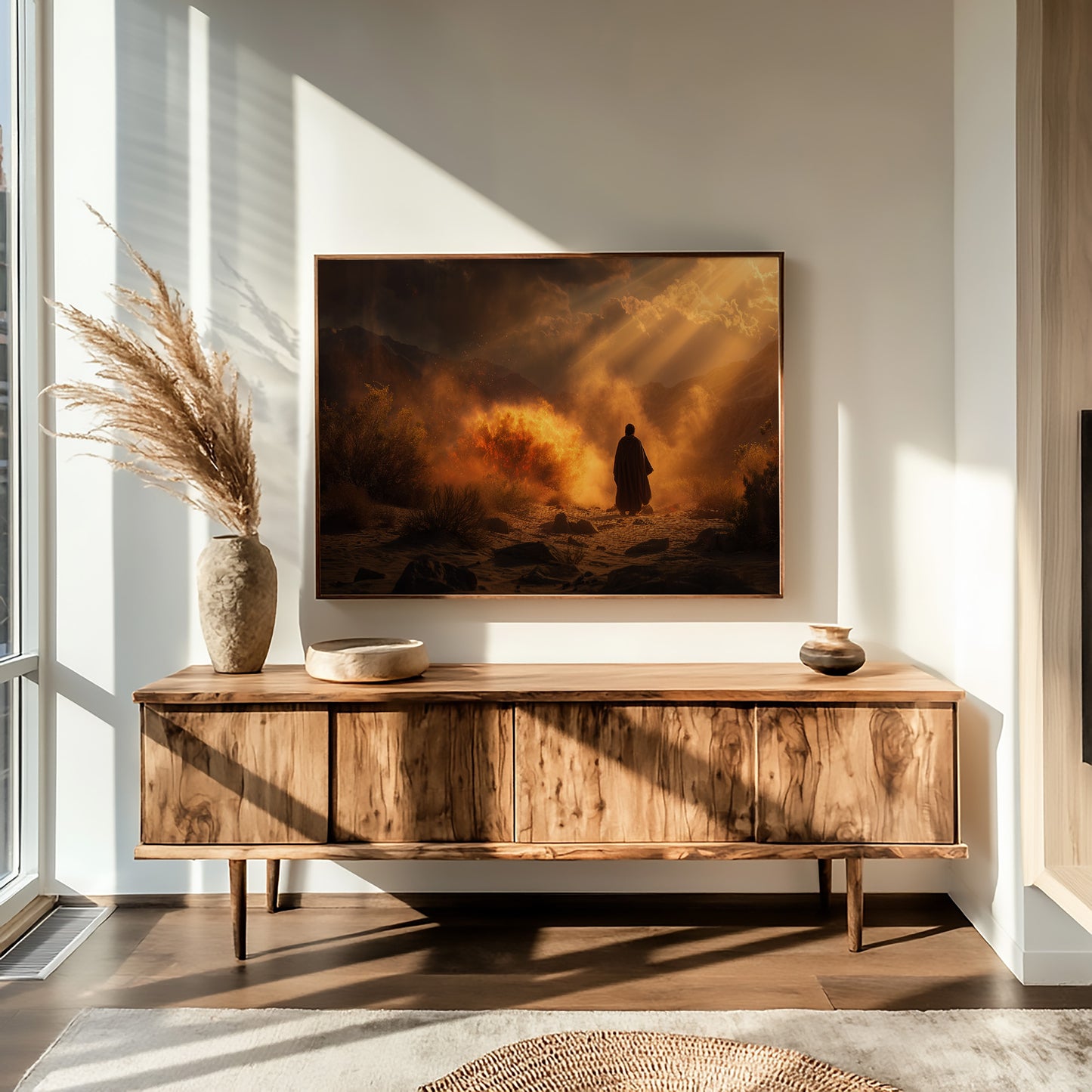 Pilgrim Walks Into Heaven's Fire