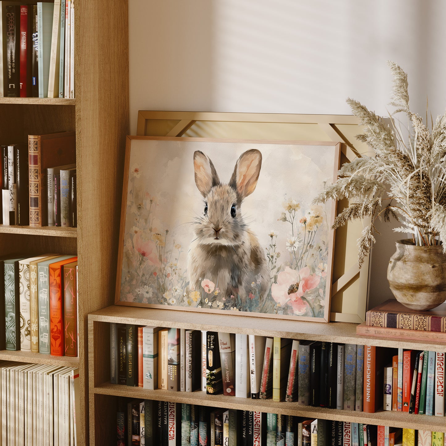 Curious Eyes Among Meadow Blooms