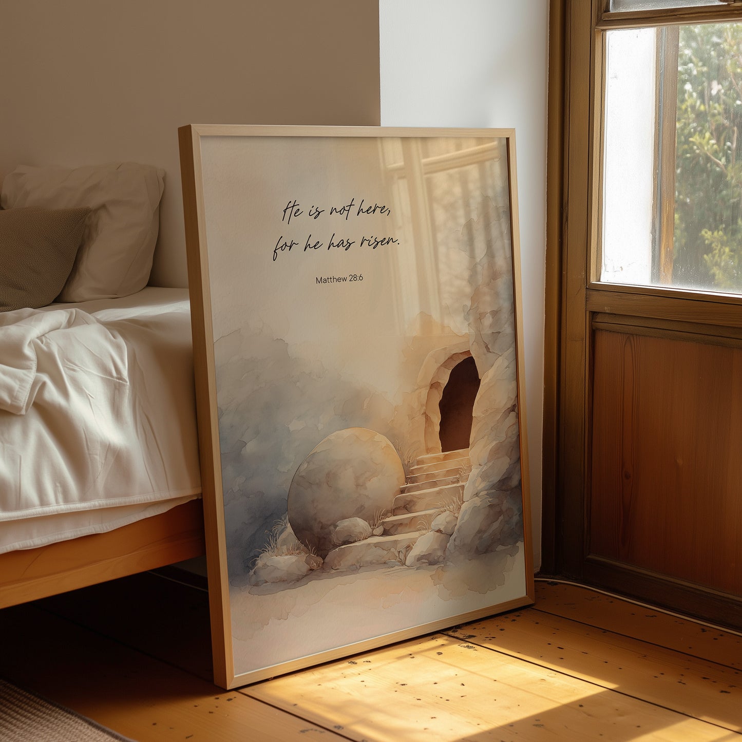 Sacred Words On Wooden Table