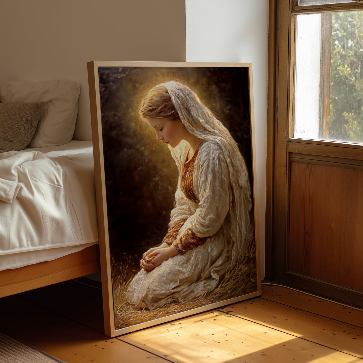 Reverent Silence in Golden Light
