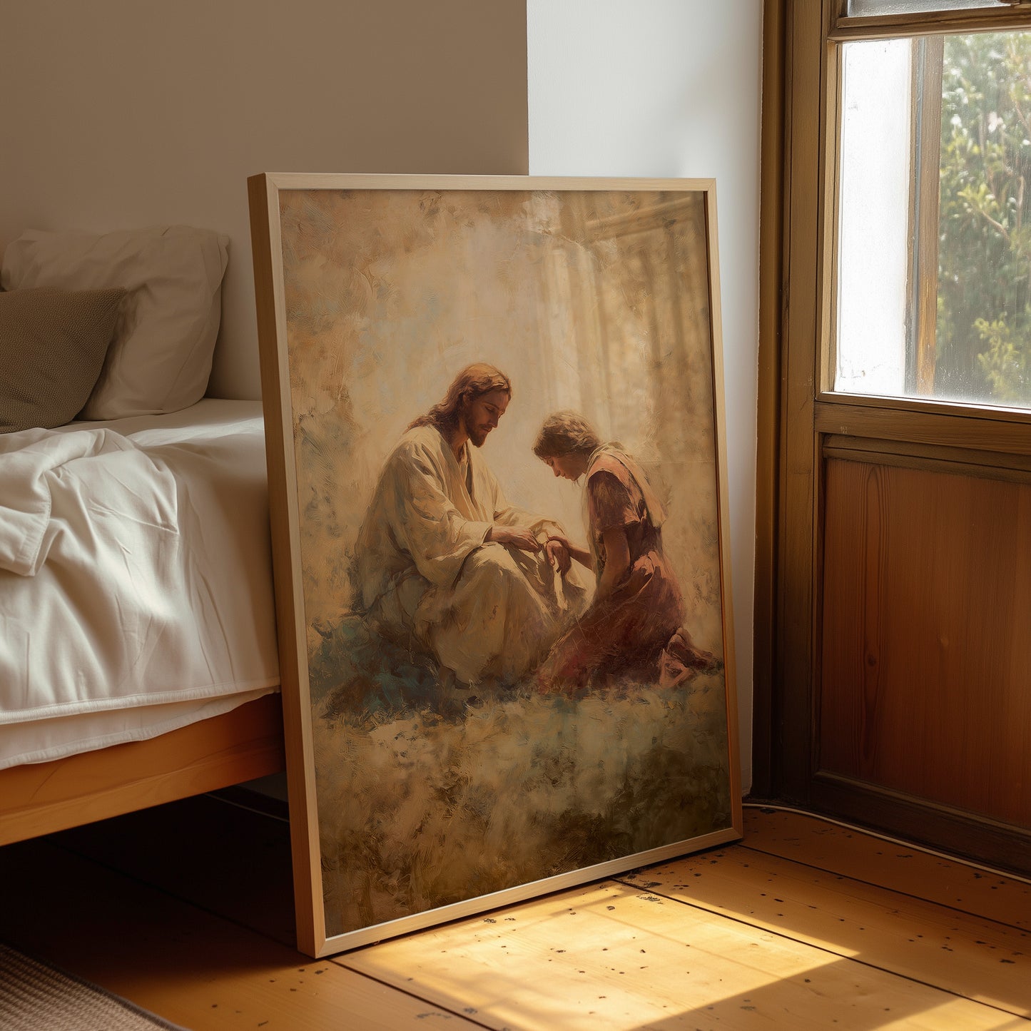 Radiant Communion in Golden Light