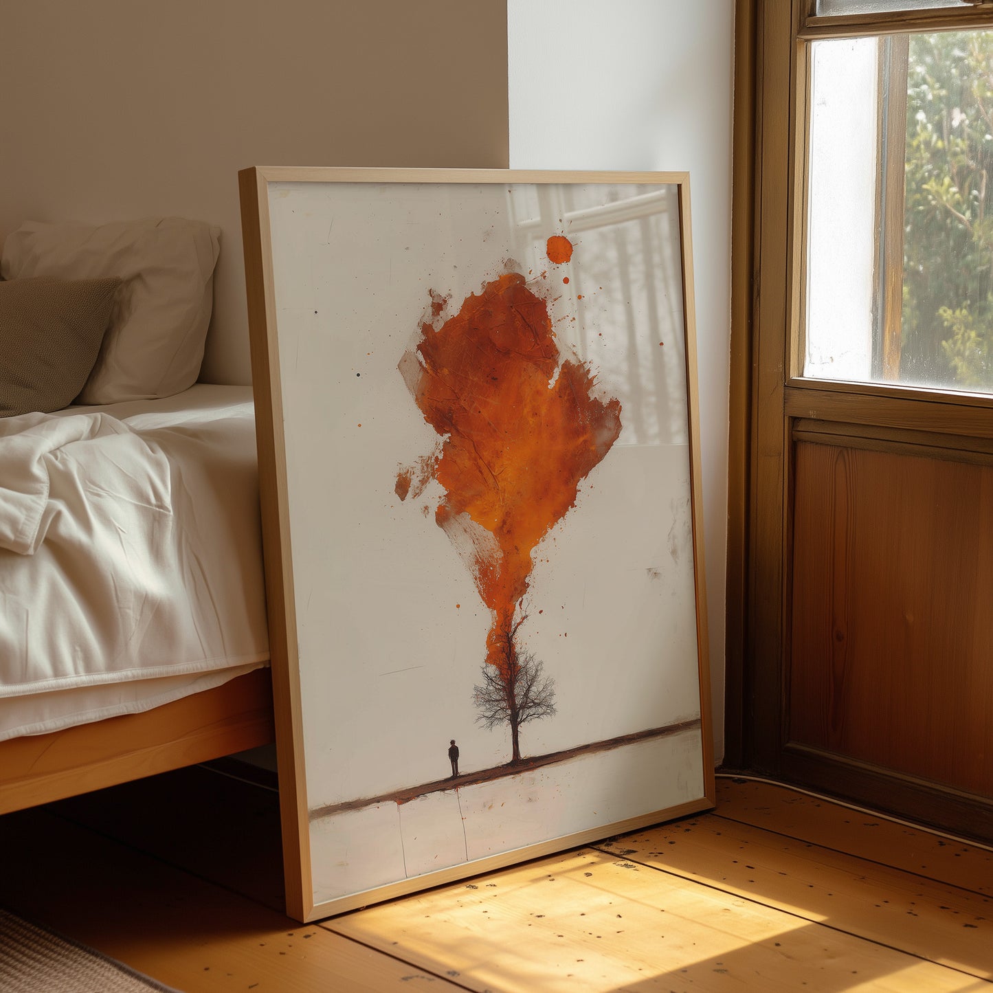 Autumn Inferno Breathes Above Solitude