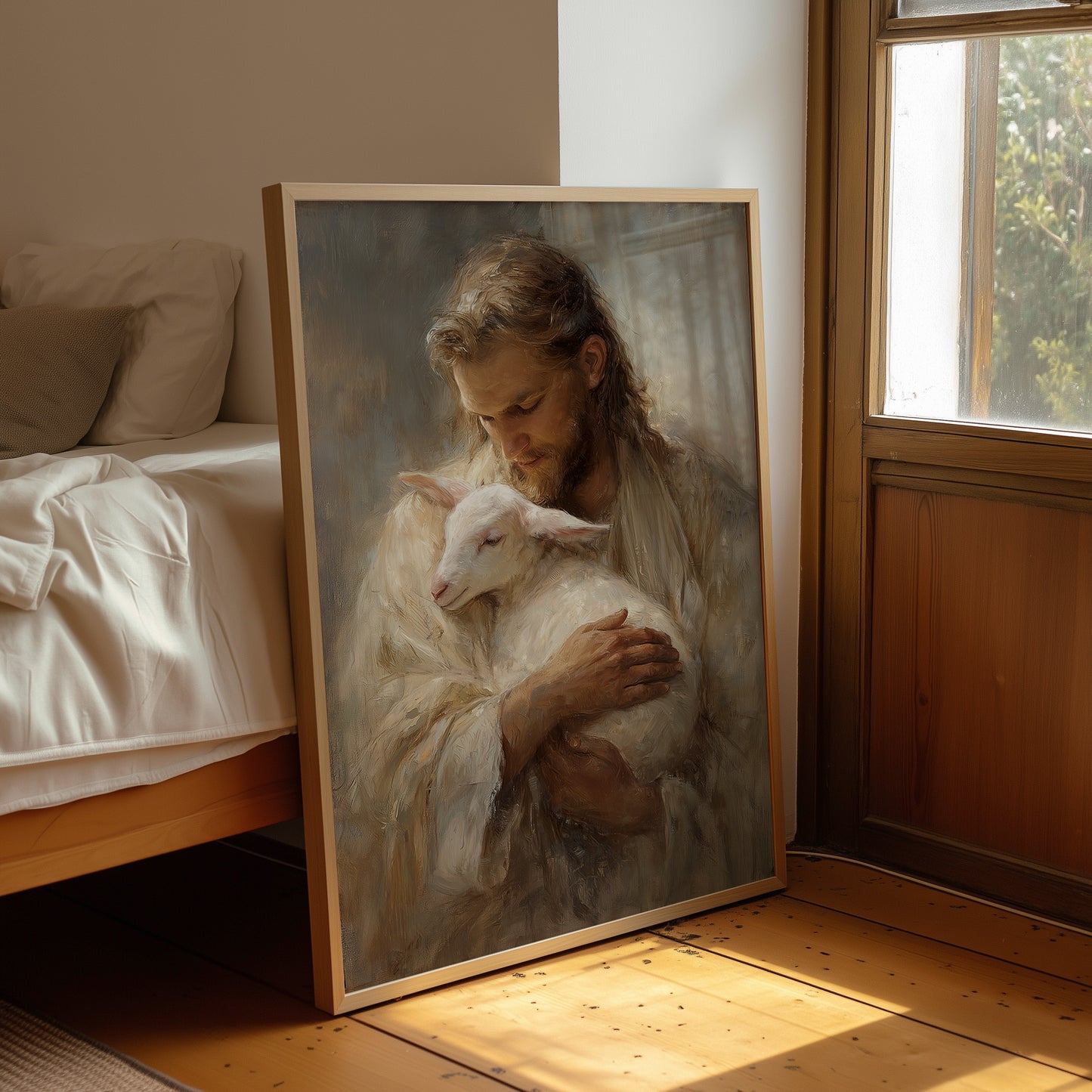 Gentle Guardian Cradles Innocence