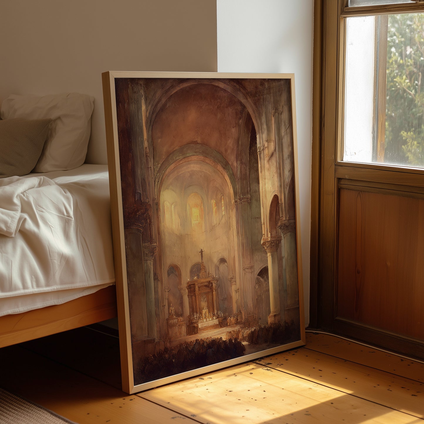 Divine Light Bathes Ancient Sanctuary
