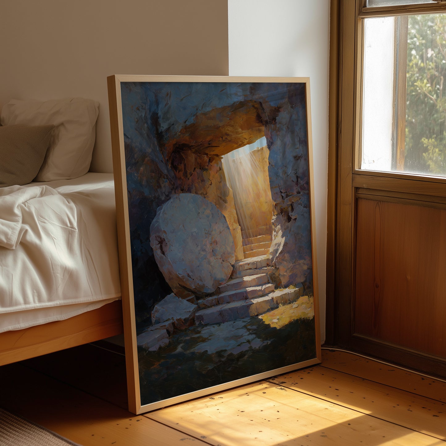 Empty Tomb Bathes in Resurrection Light