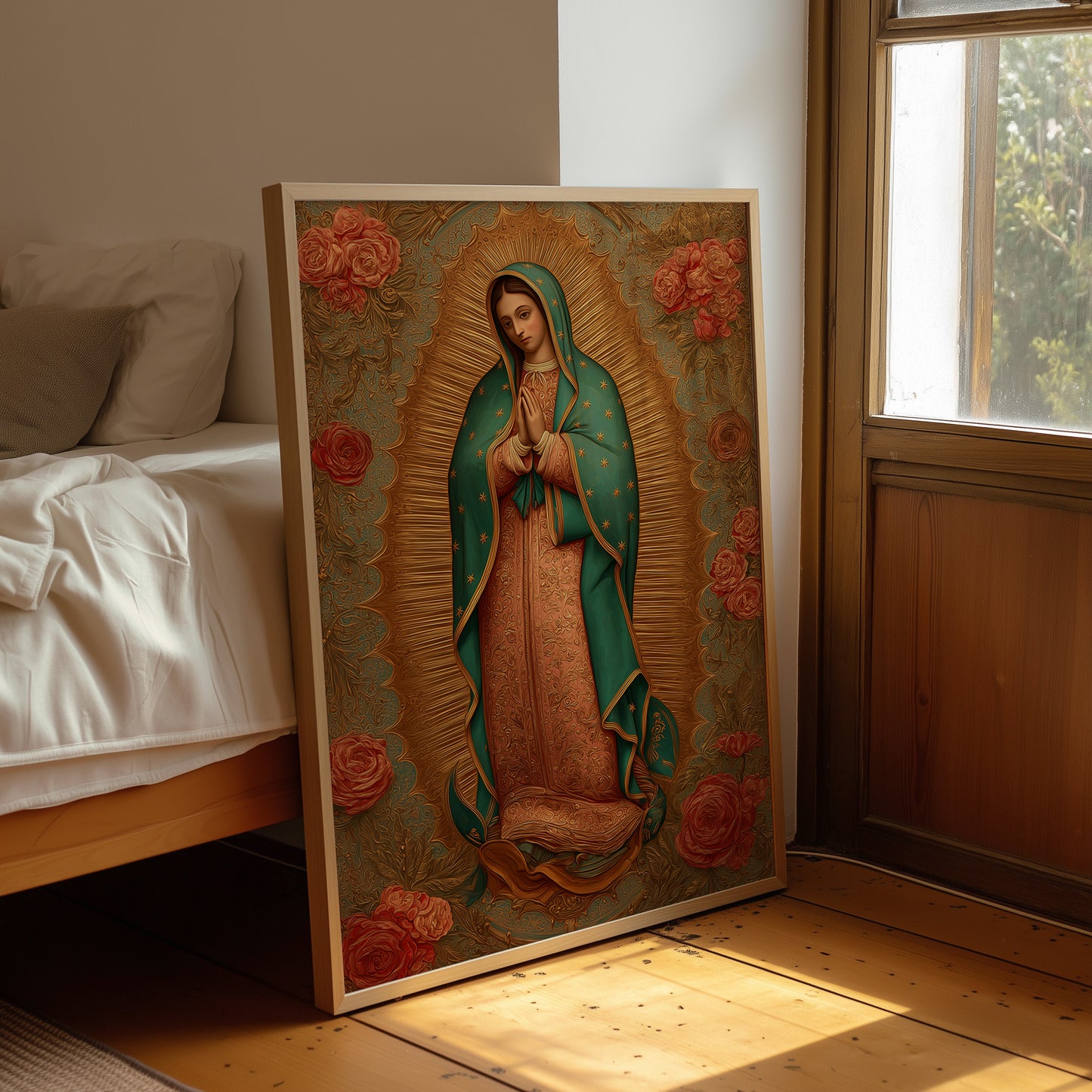 Radiant Devotion Adorned With Roses